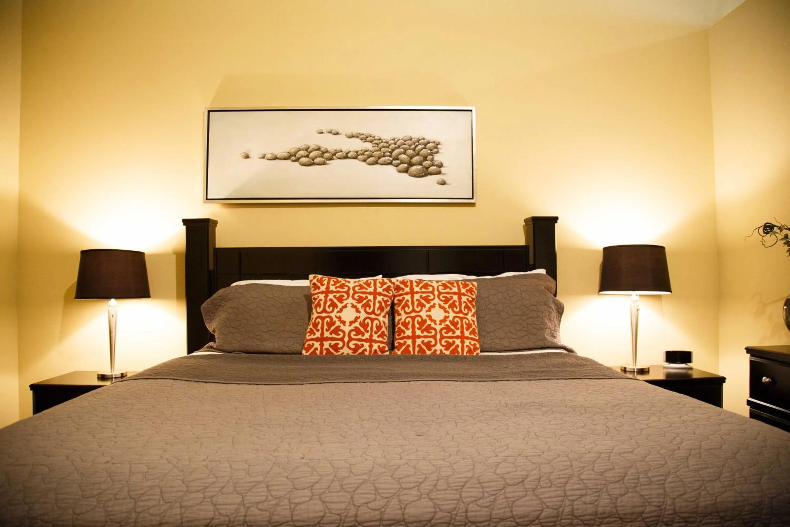 Bed in The Lofts at the Five & DIme