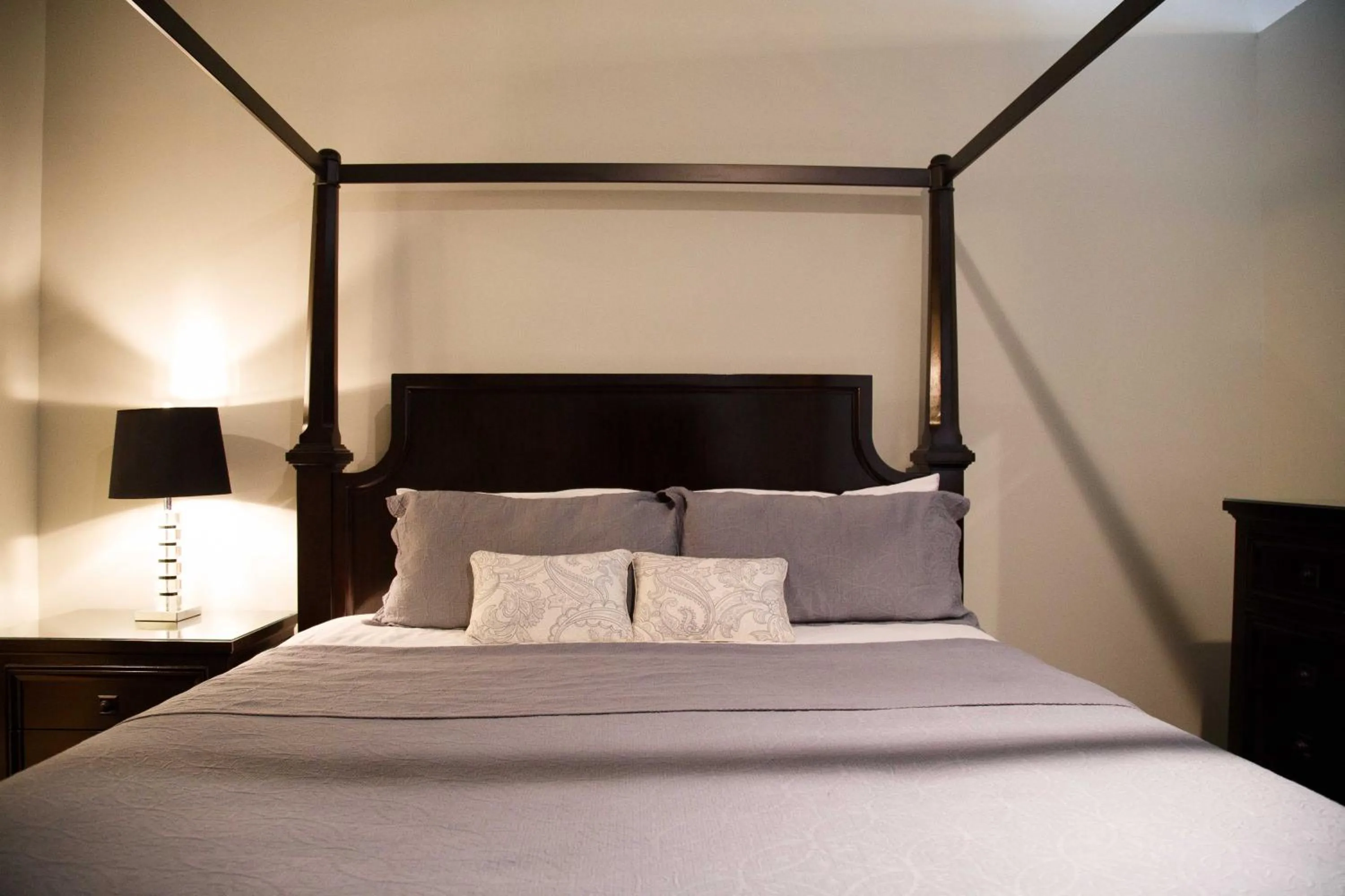 Bed in The Lofts at the Five & DIme