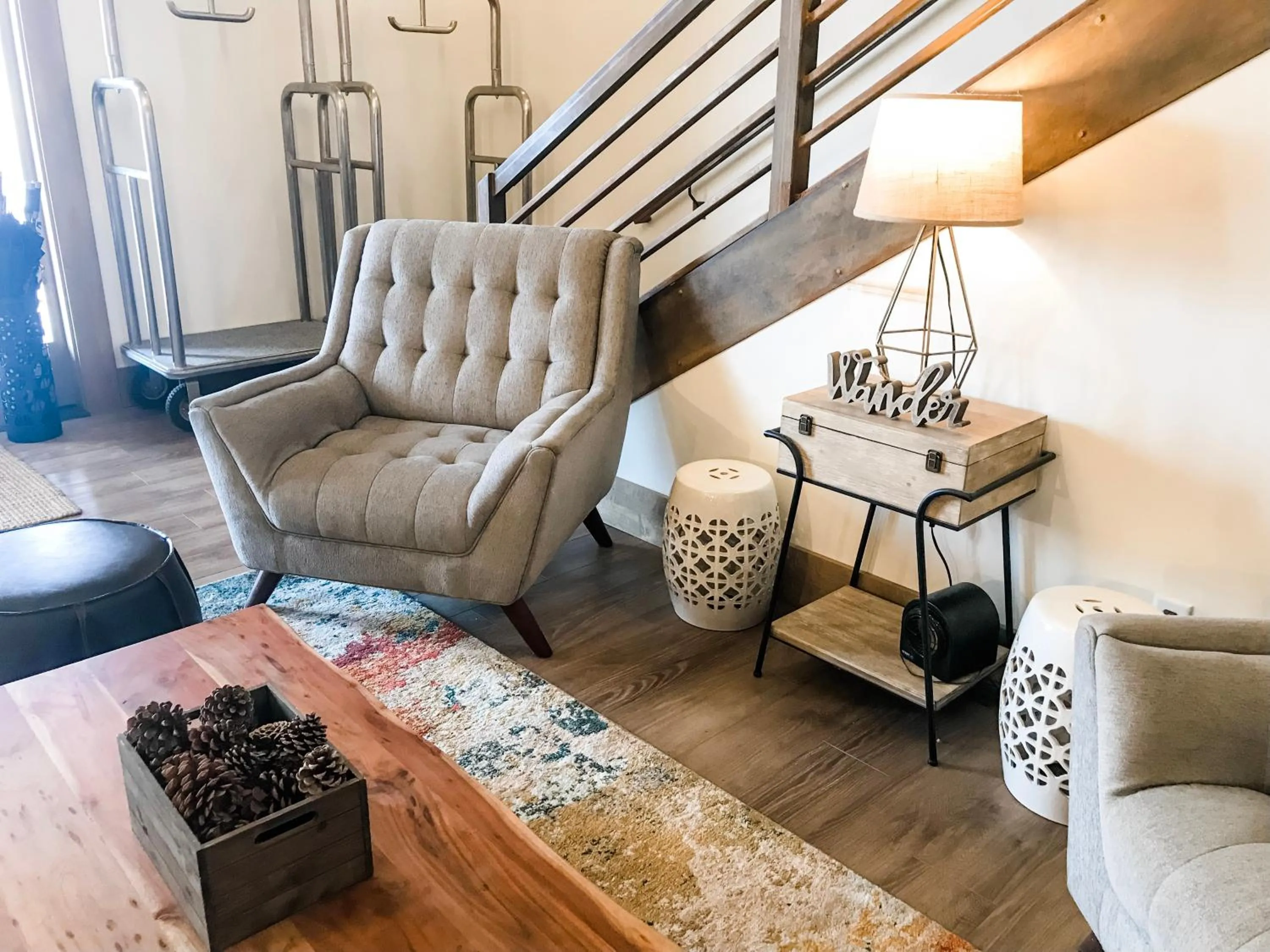 Decorative detail in Red Sands Hotel