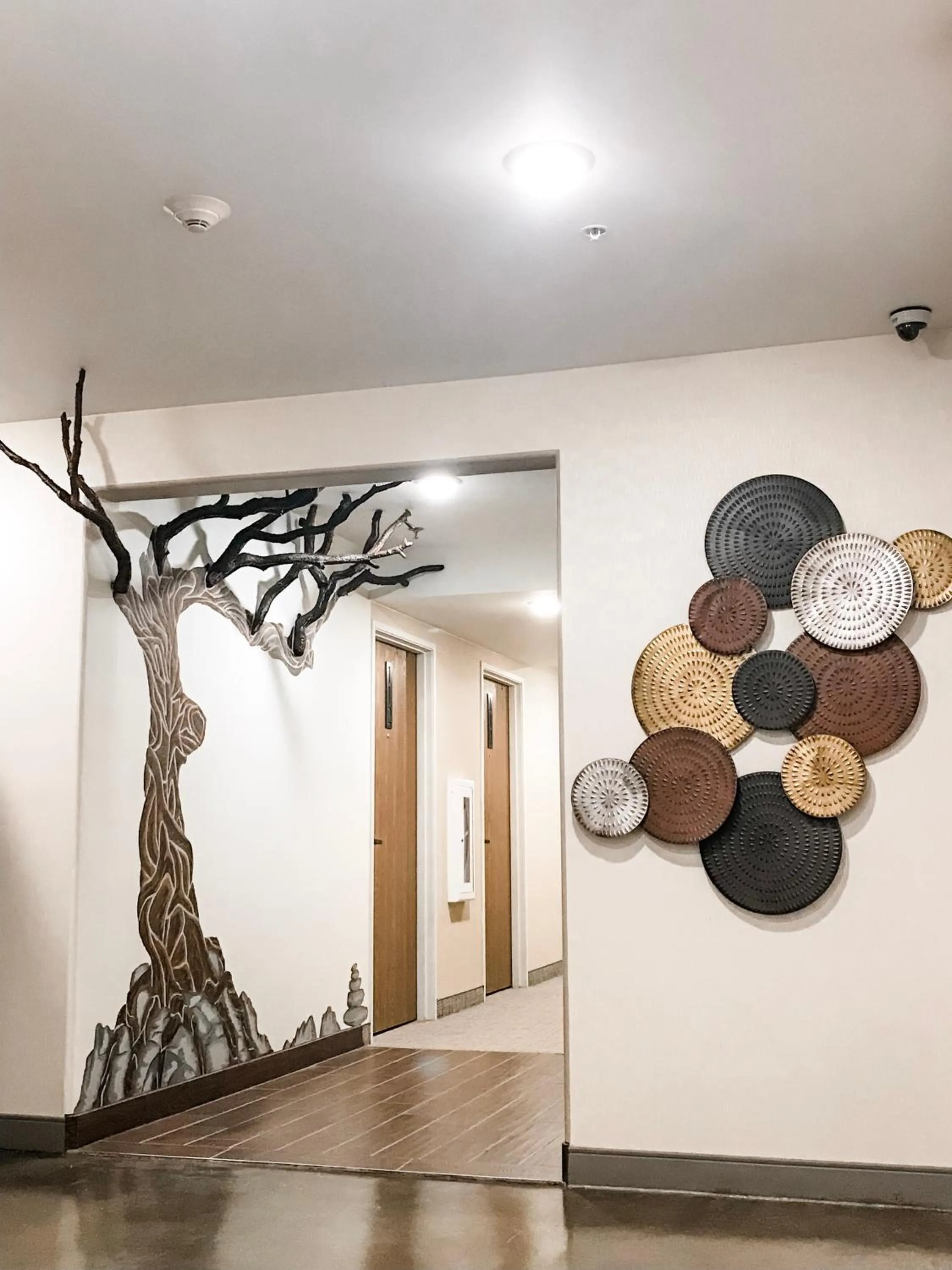 Decorative detail in Red Sands Hotel