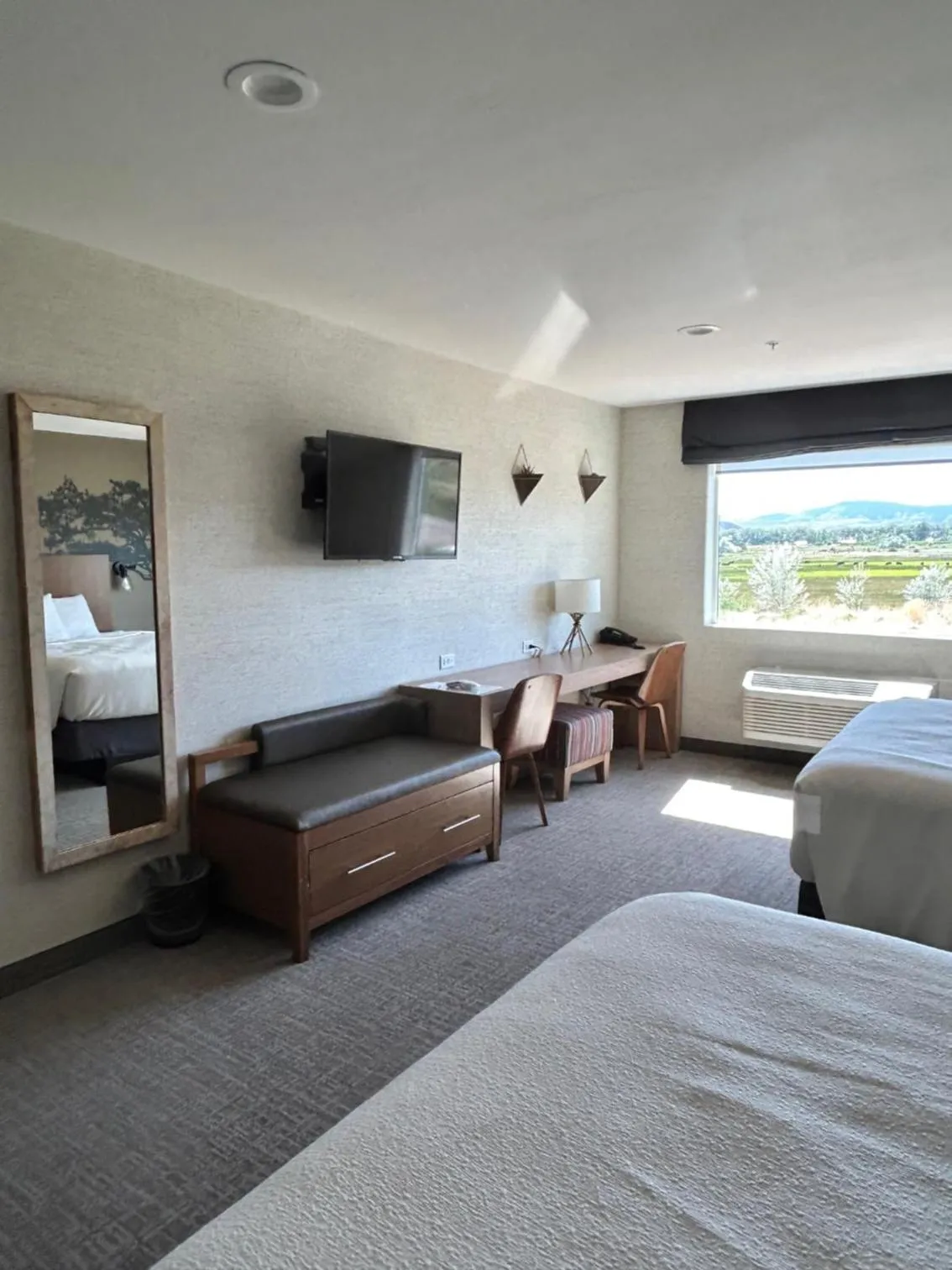 Bed in Red Sands Hotel