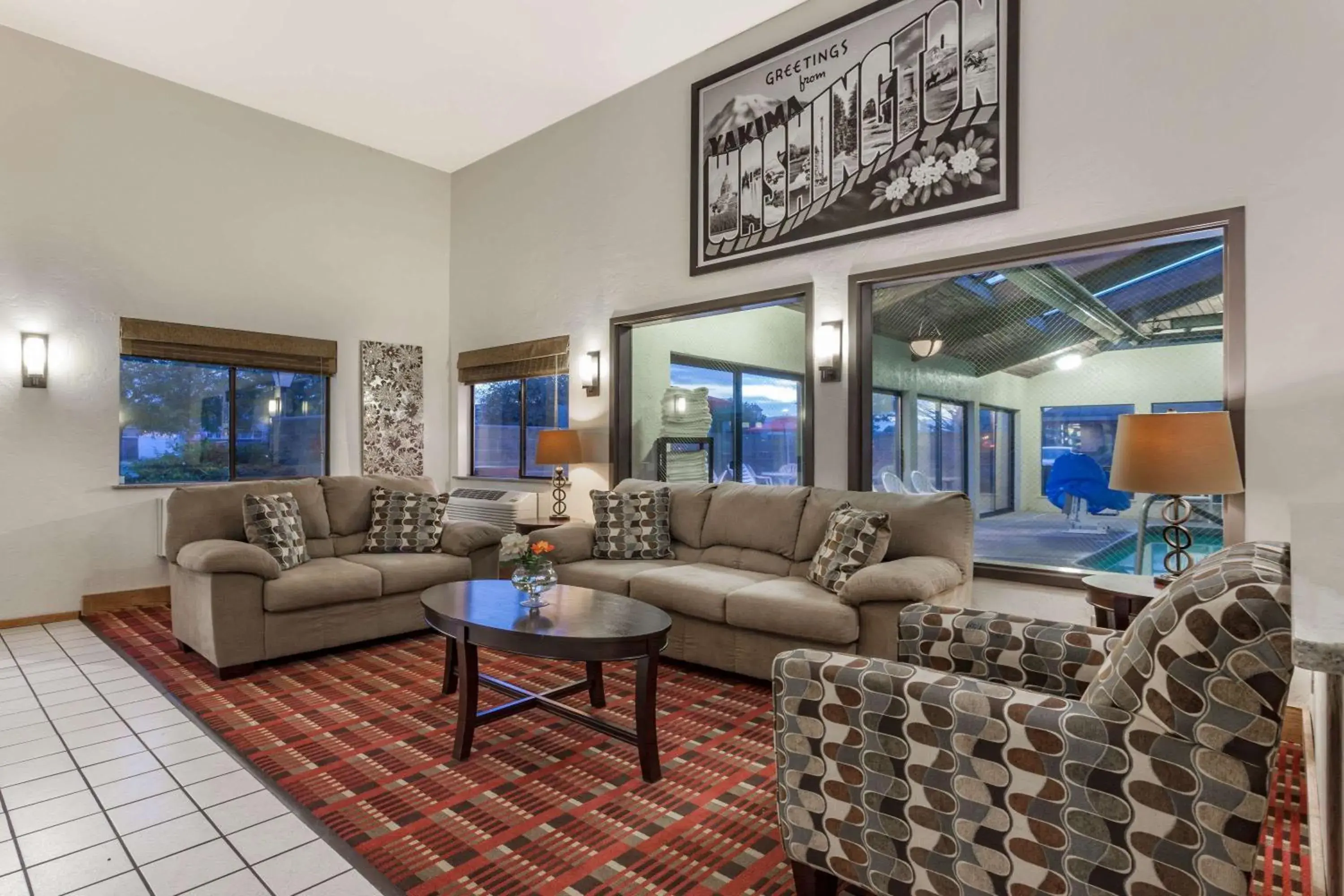 Lobby or reception in Super 8 by Wyndham Union Gap Yakima Area Lobby or reception in Super 8 by Wyndham Union Gap Yakima Area