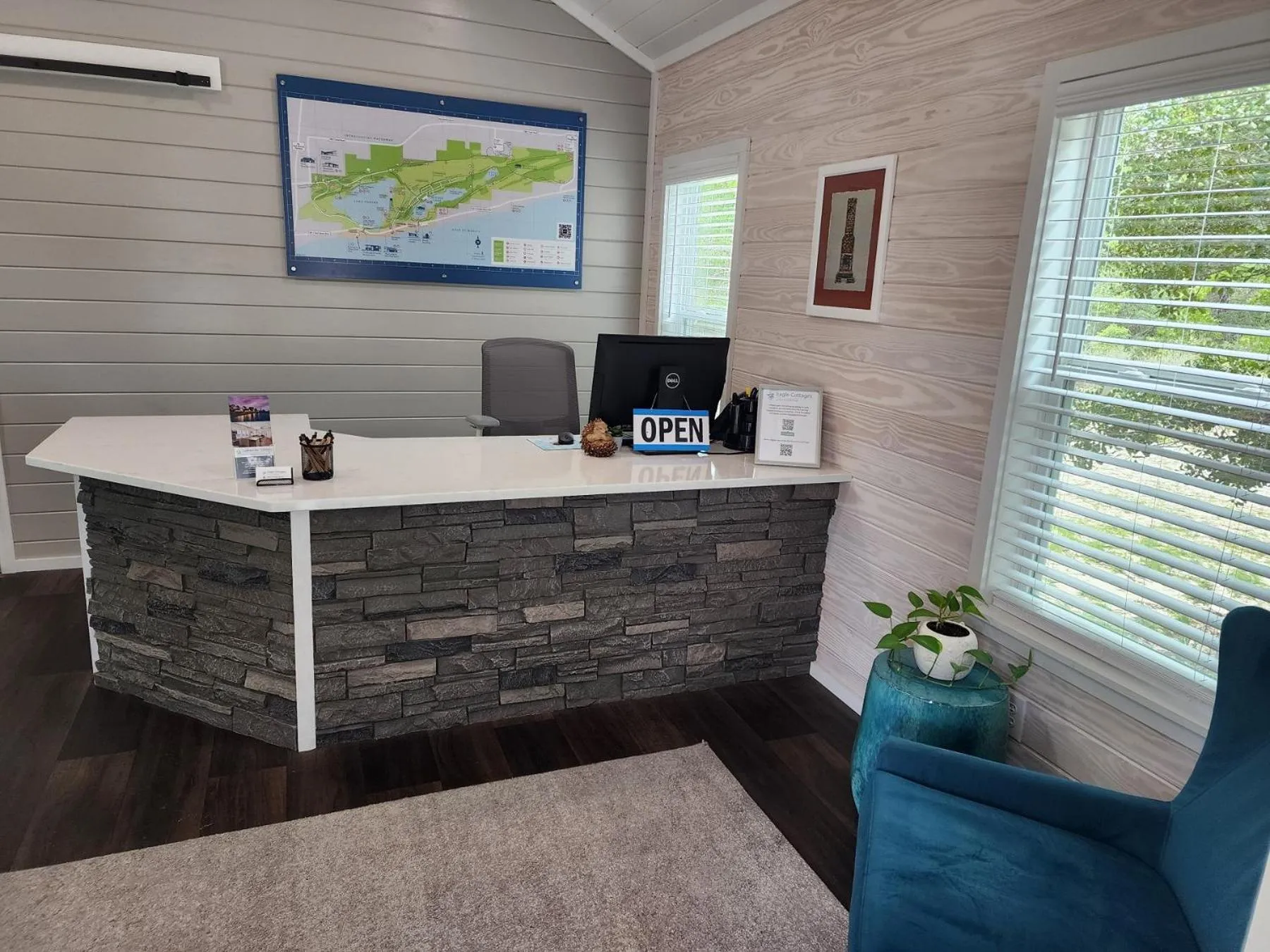 BBQ facilities in Eagle Cottages at Gulf State Park