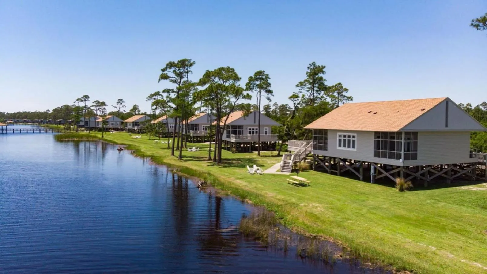 Property building in Eagle Cottages at Gulf State Park