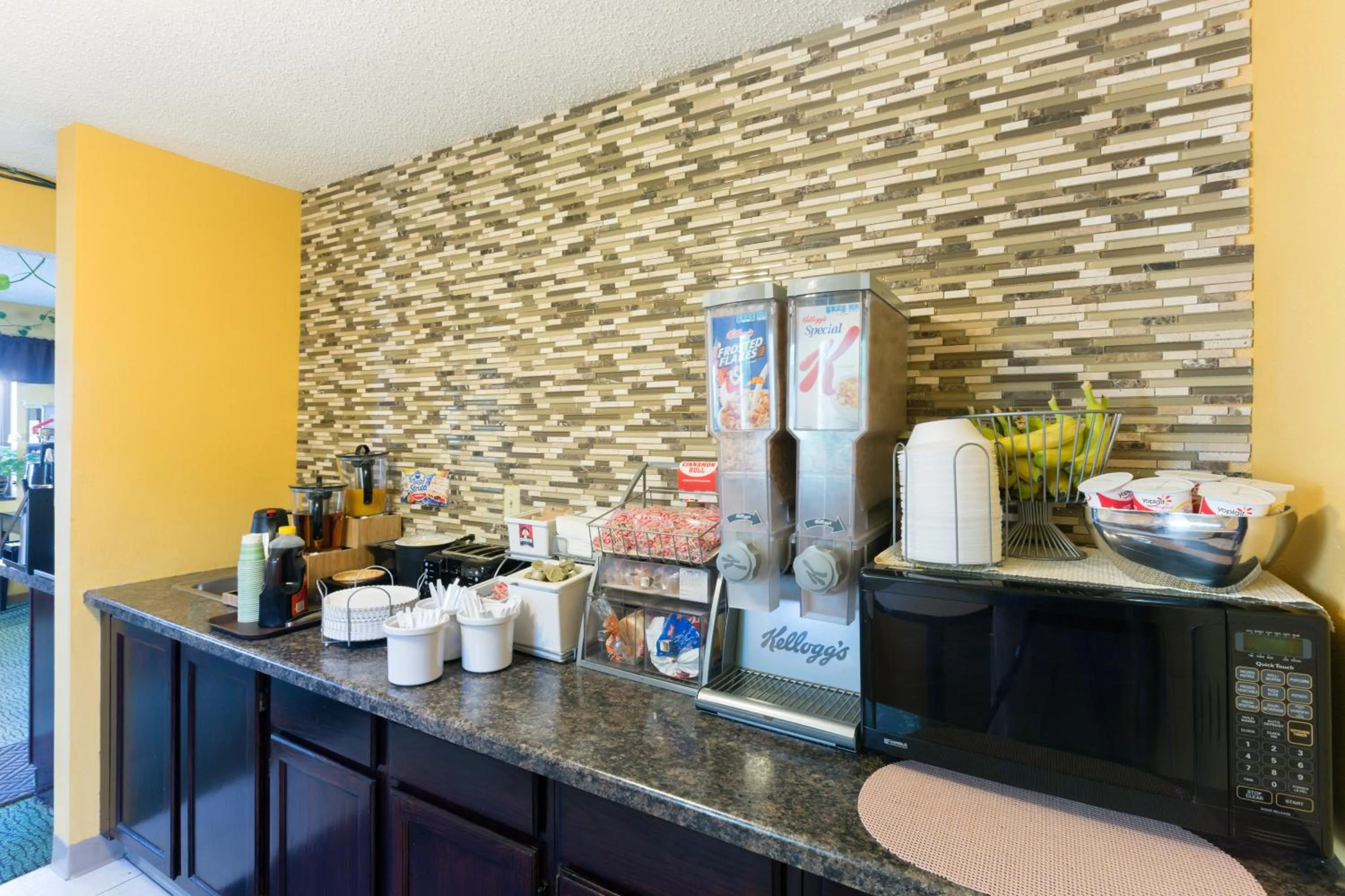 Continental breakfast in Super 8 by Wyndham Perry IA