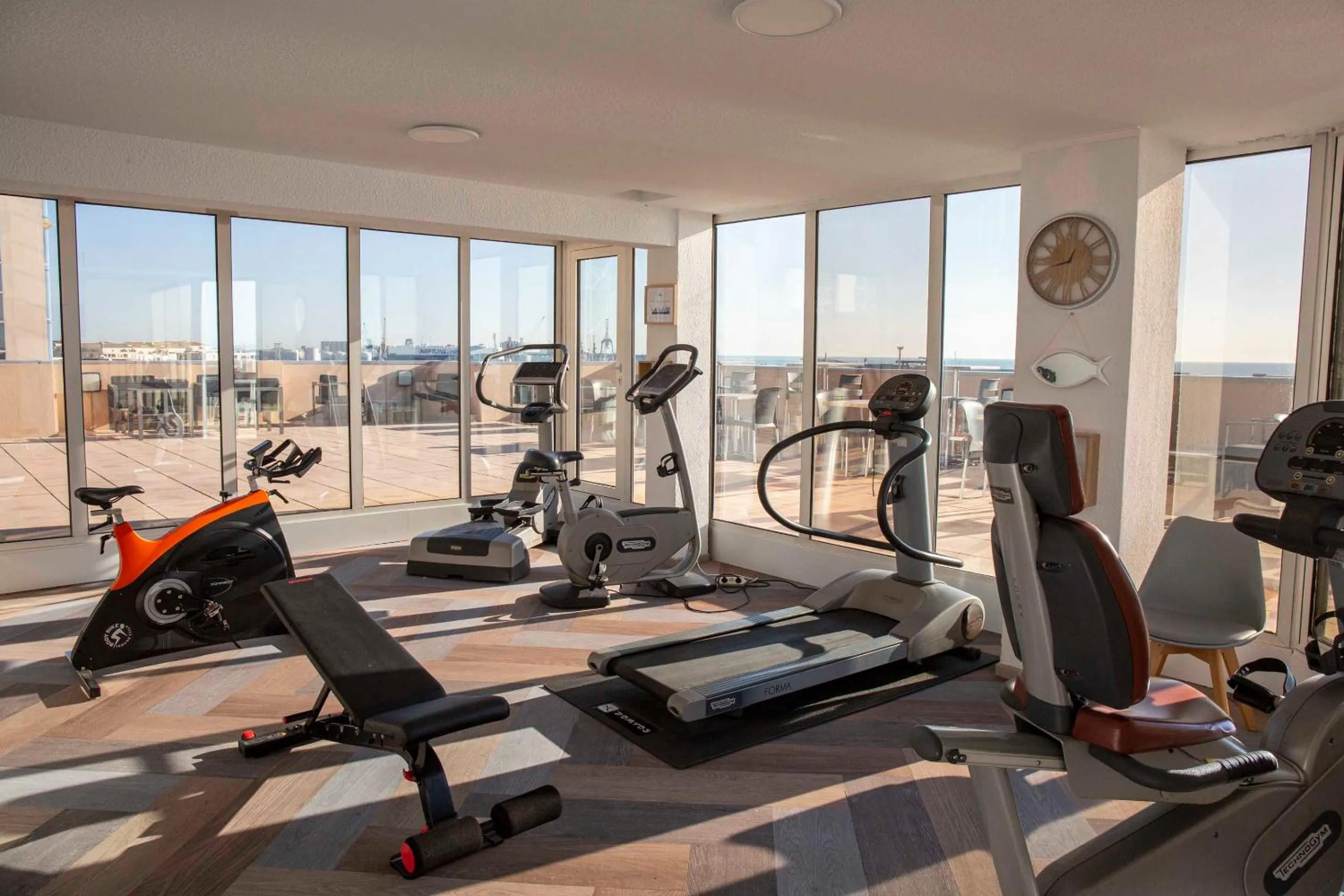 Fitness centre/facilities in Hotel Port Marine