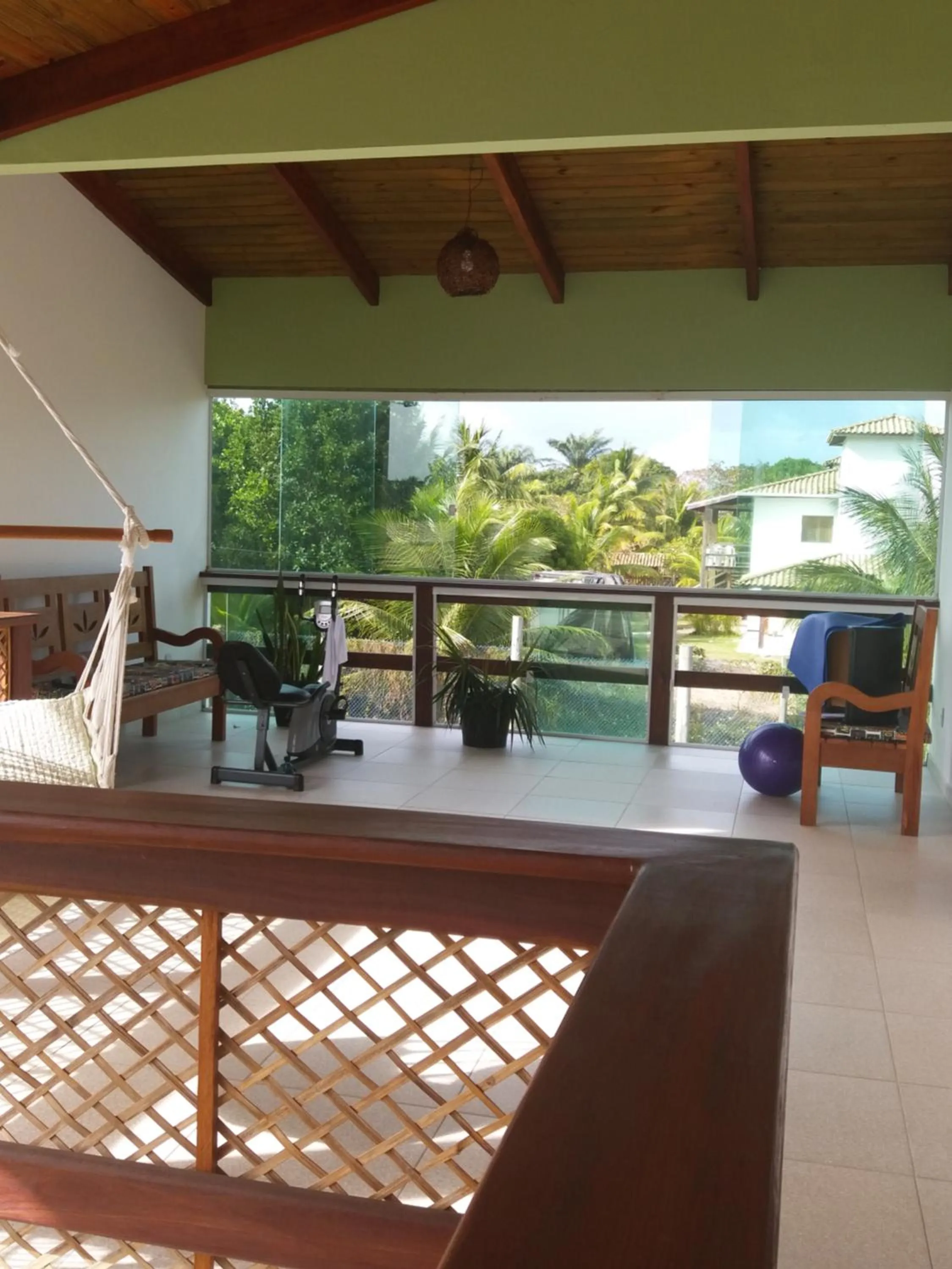Seating area in Pousada Cantinho de Taipu