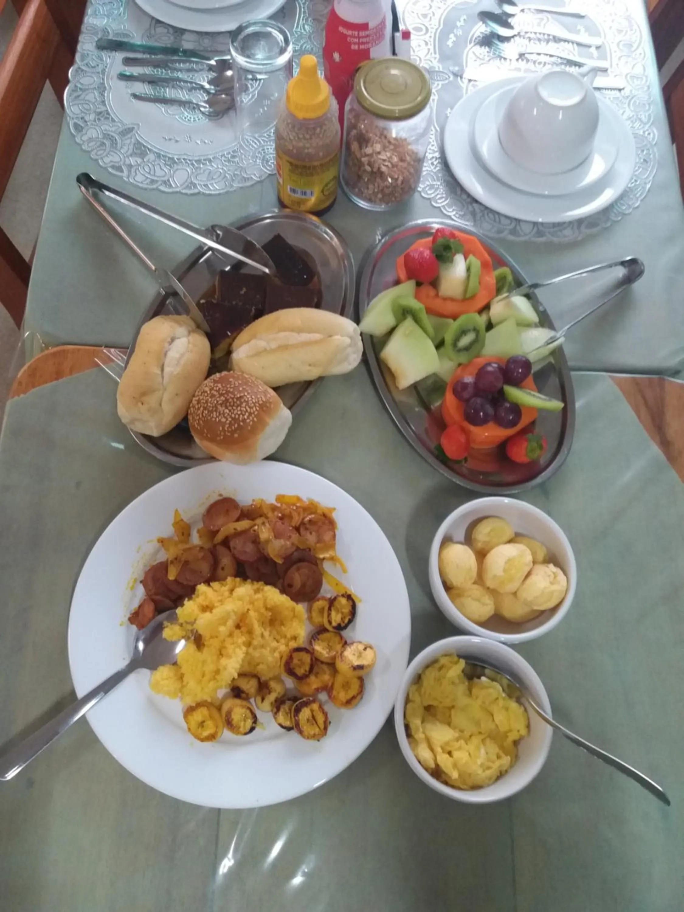 Breakfast in Pousada Cantinho de Taipu