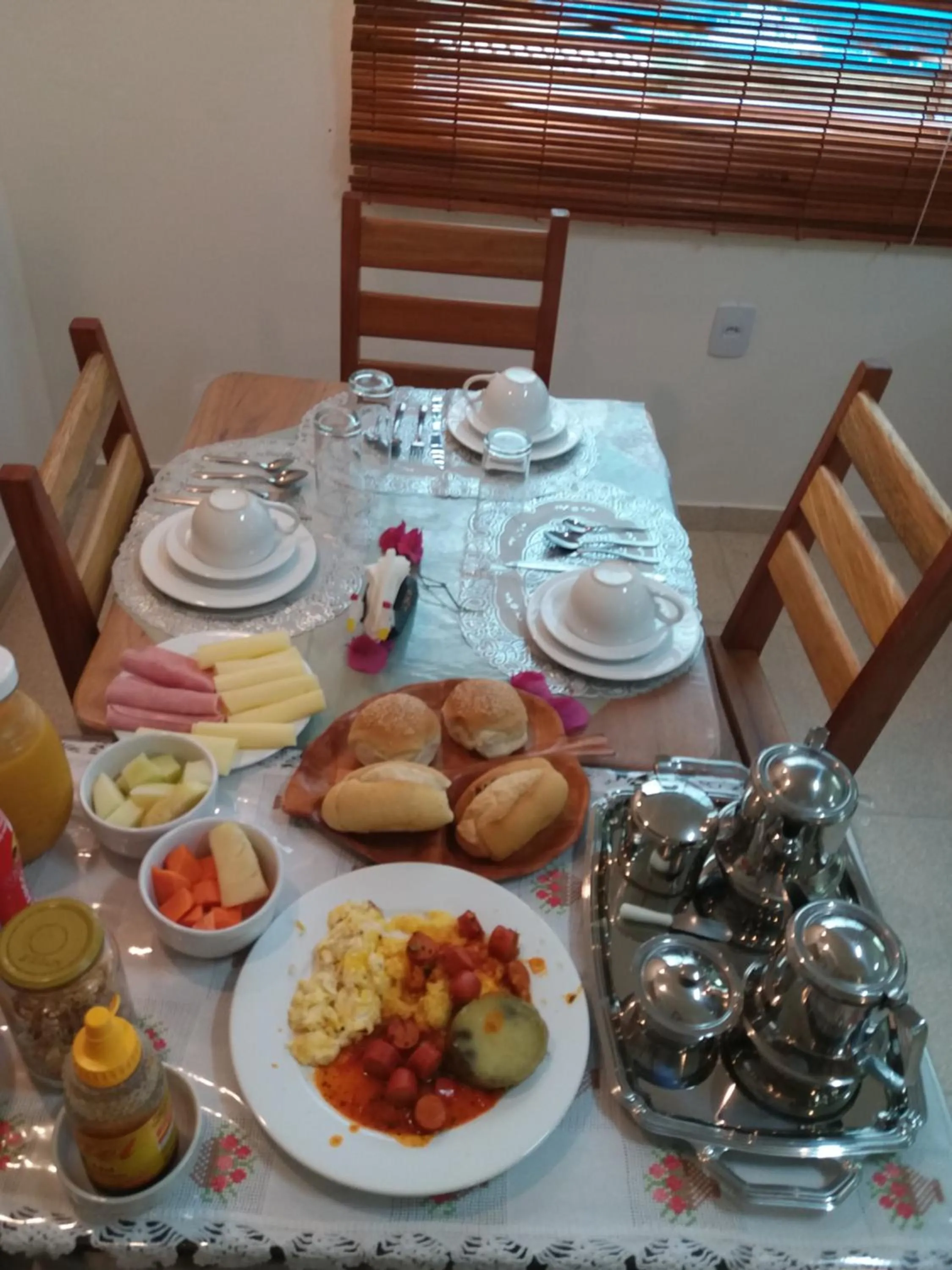 Breakfast in Pousada Cantinho de Taipu