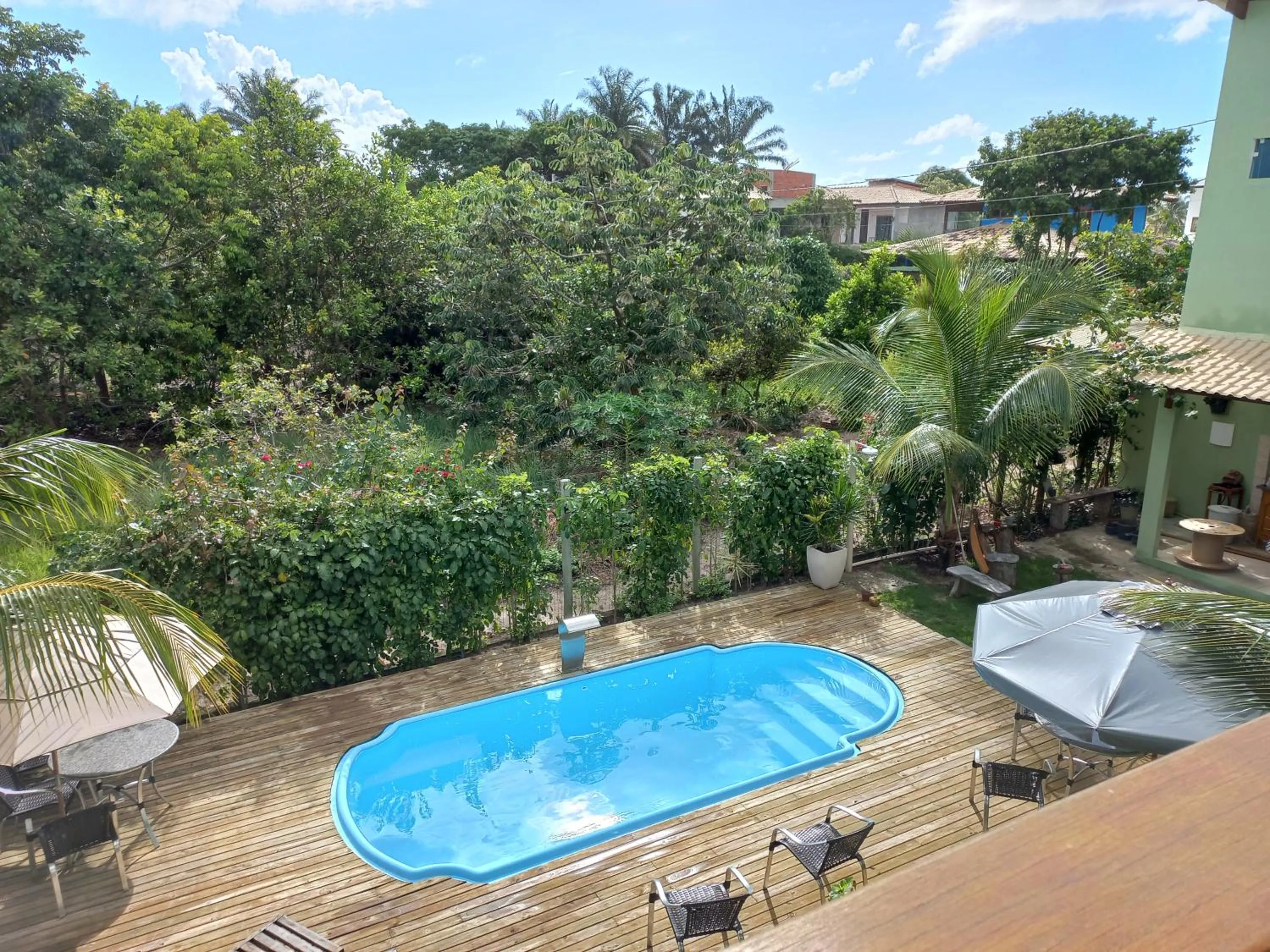 Swimming pool in Pousada Cantinho de Taipu