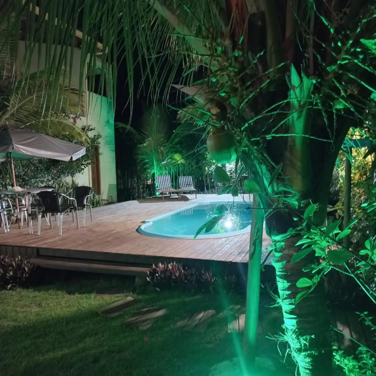 Garden view in Pousada Cantinho de Taipu
