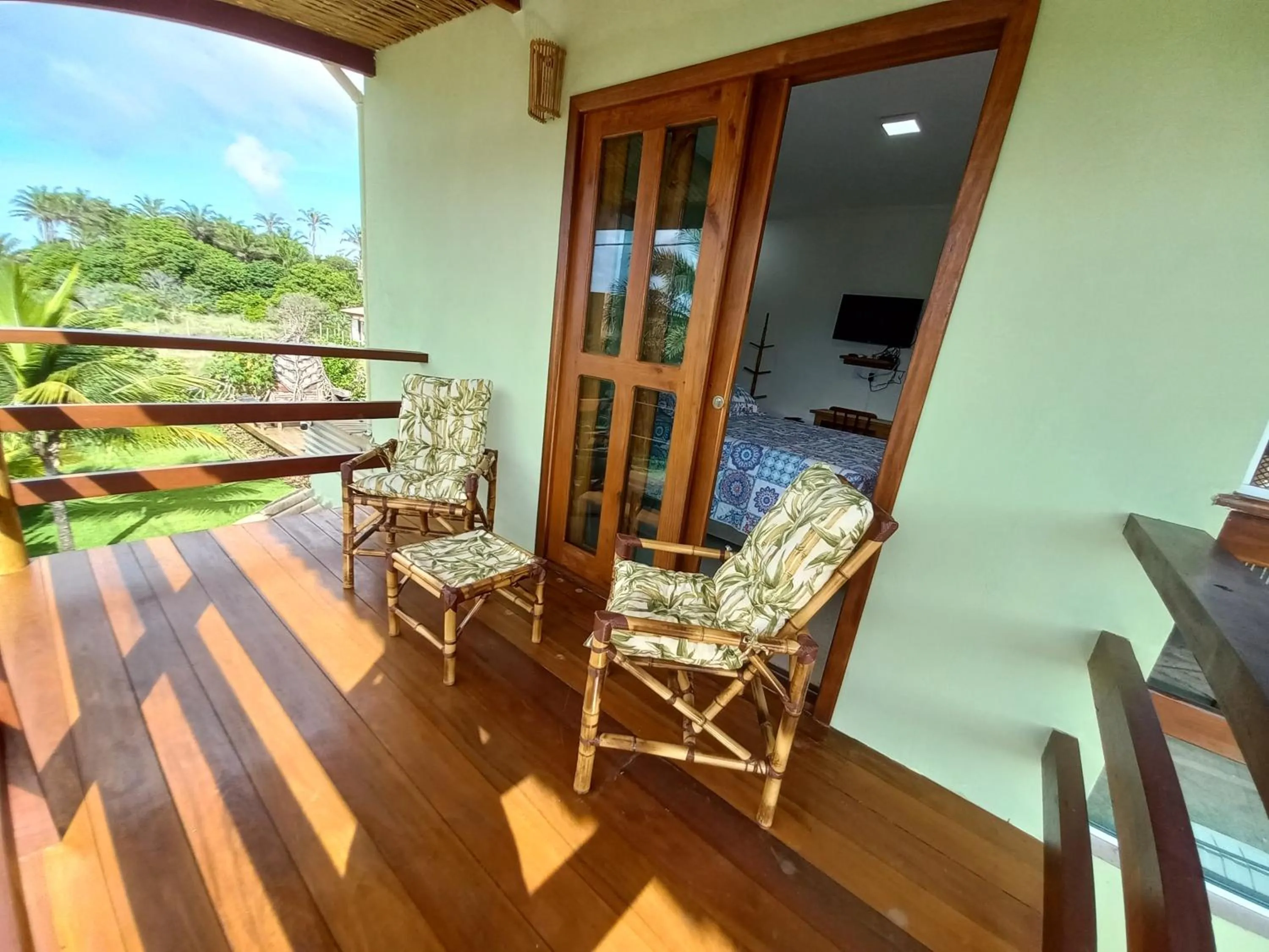 Balcony/Terrace in Pousada Cantinho de Taipu