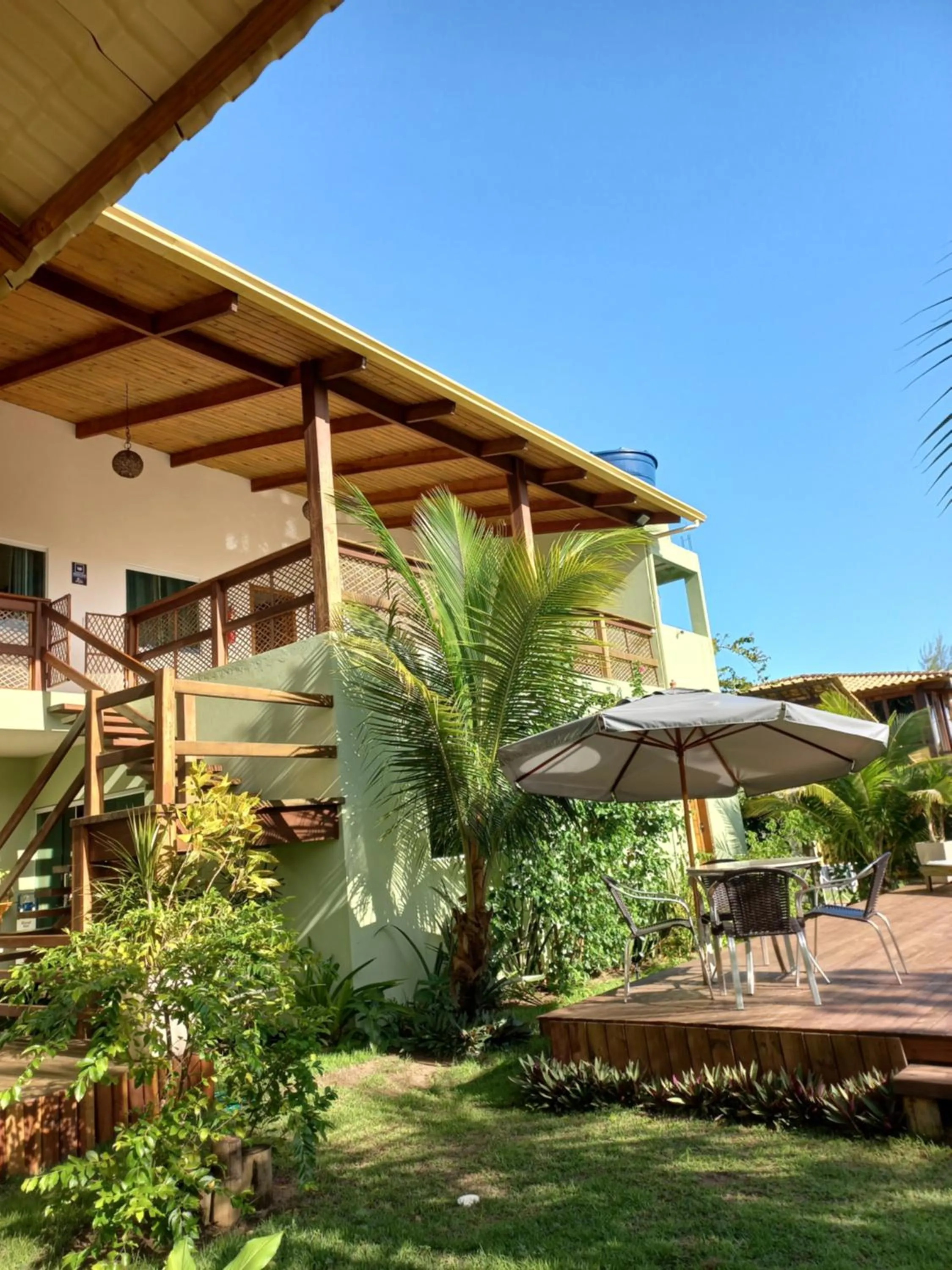 Balcony/Terrace in Pousada Cantinho de Taipu