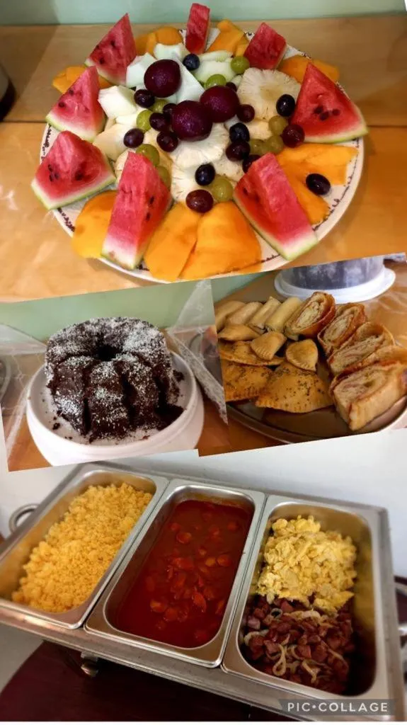 Buffet breakfast in Pousada Cantinho de Taipu