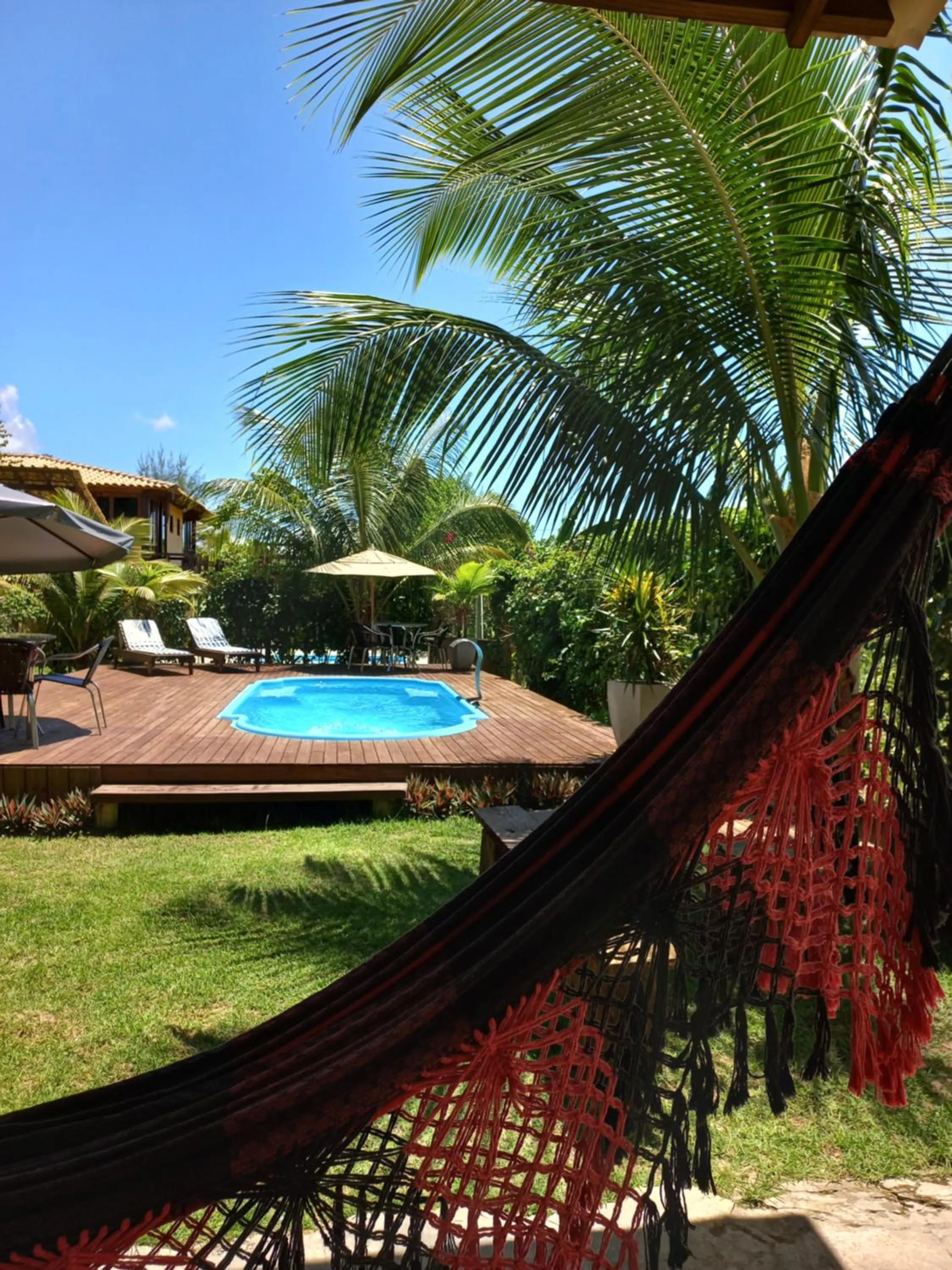 Garden view in Pousada Cantinho de Taipu
