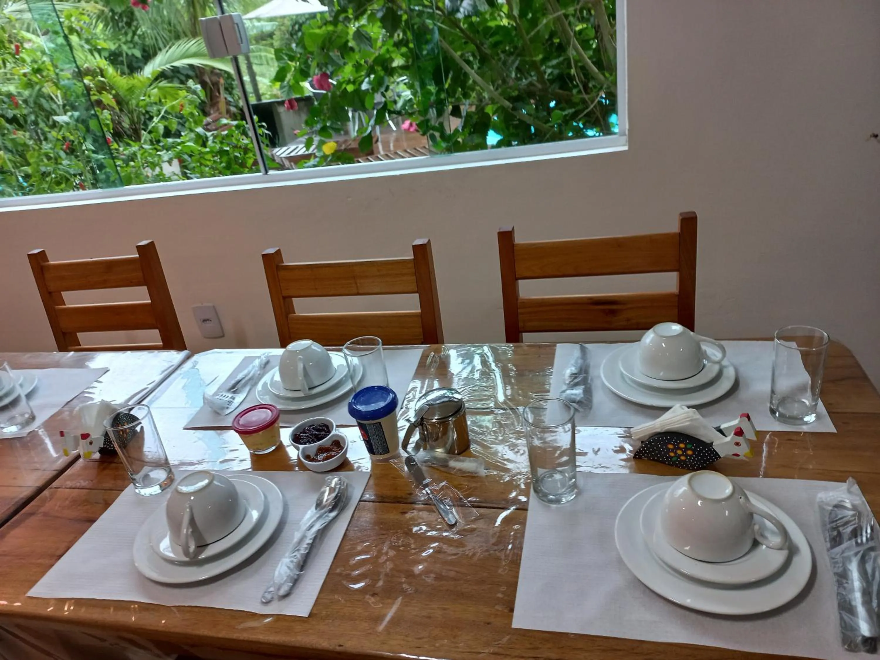 Dining area in Pousada Cantinho de Taipu
