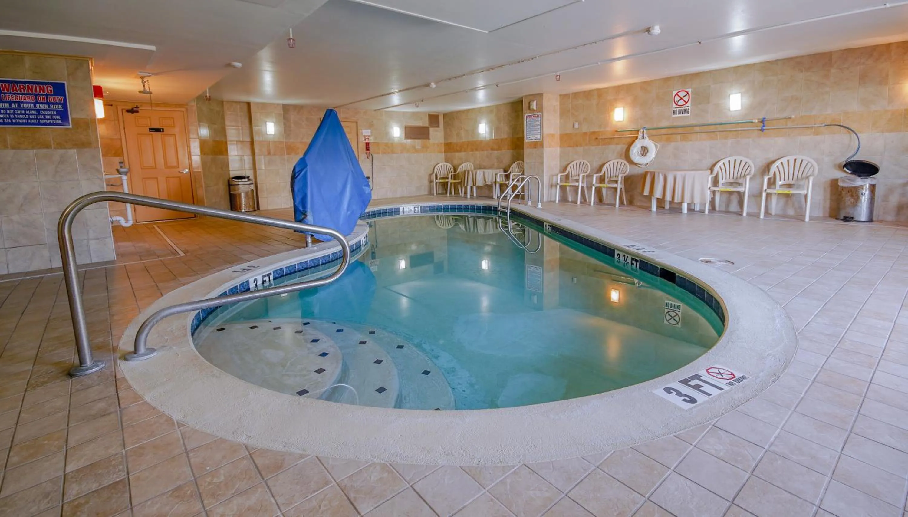 Pool view in Americana Hotel Boardwalk