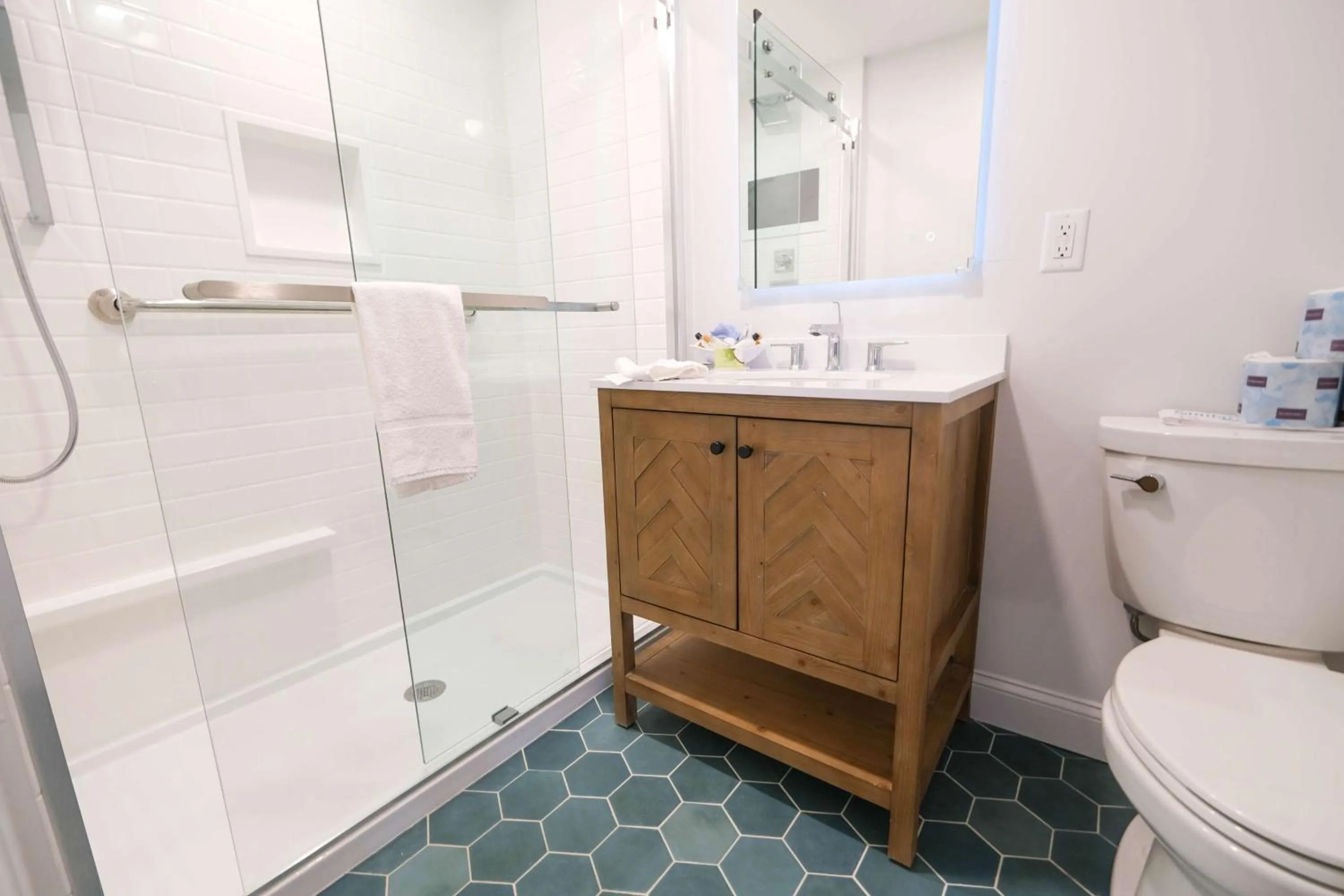 Bathroom in Norseman Resort on the Beach