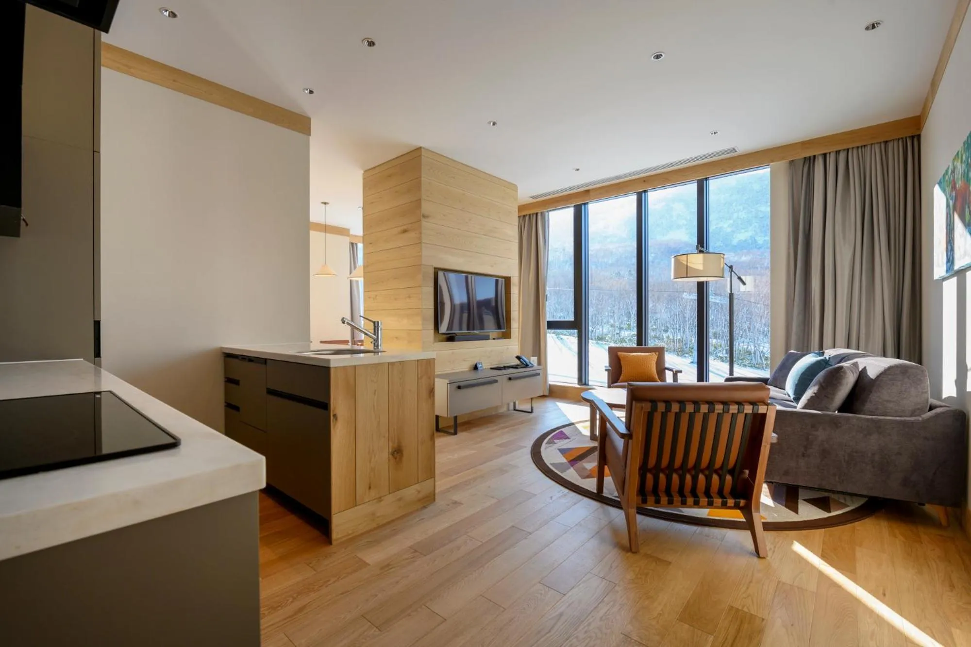Living room in Yu Kiroro, Ski-in Ski-out Luxury Residences