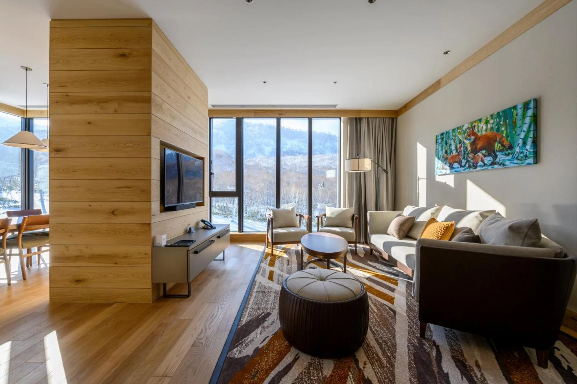 Living room in Yu Kiroro, Ski-in Ski-out Luxury Residences