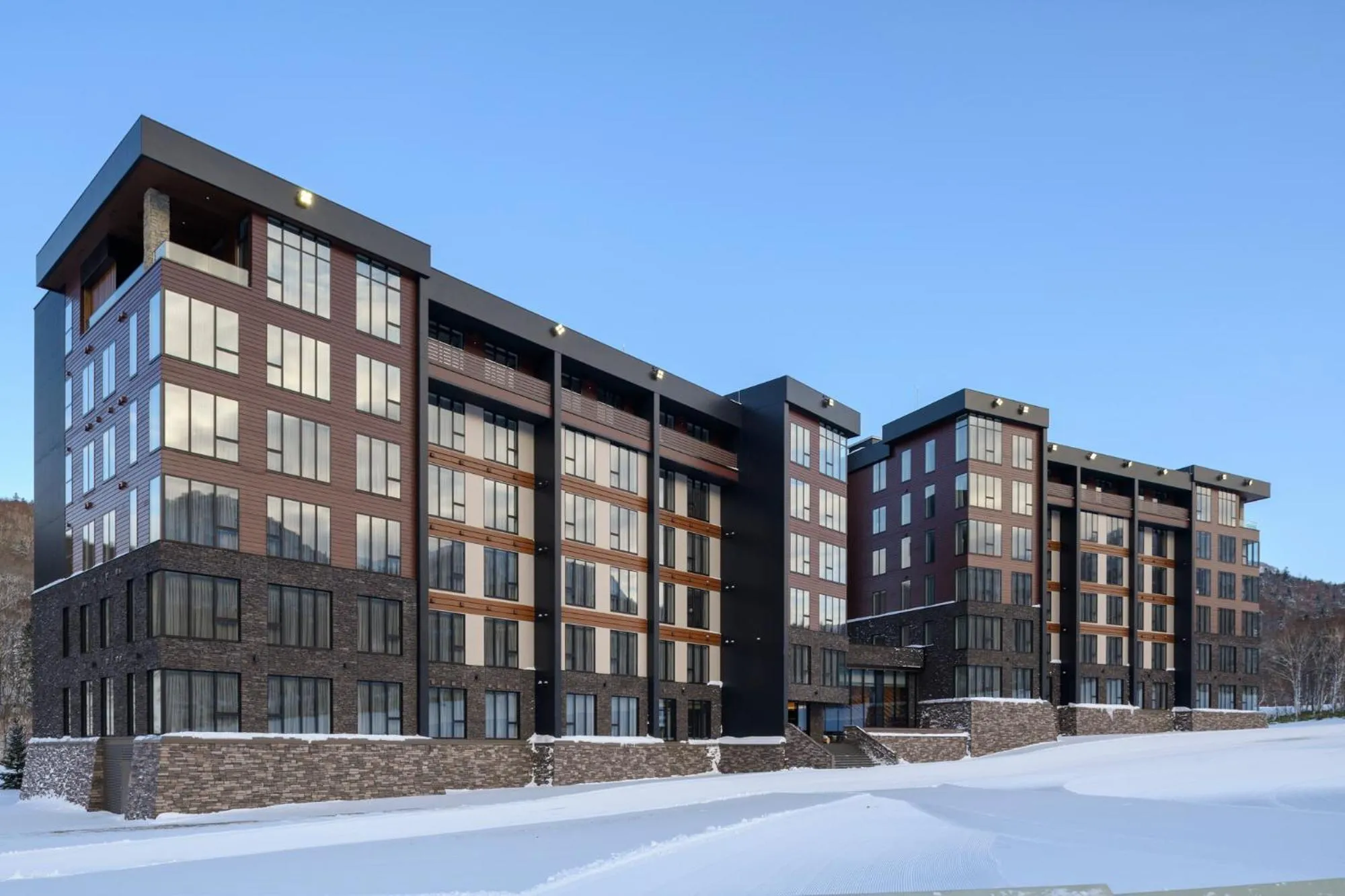 Property building in Yu Kiroro, Ski-in Ski-out Luxury Residences