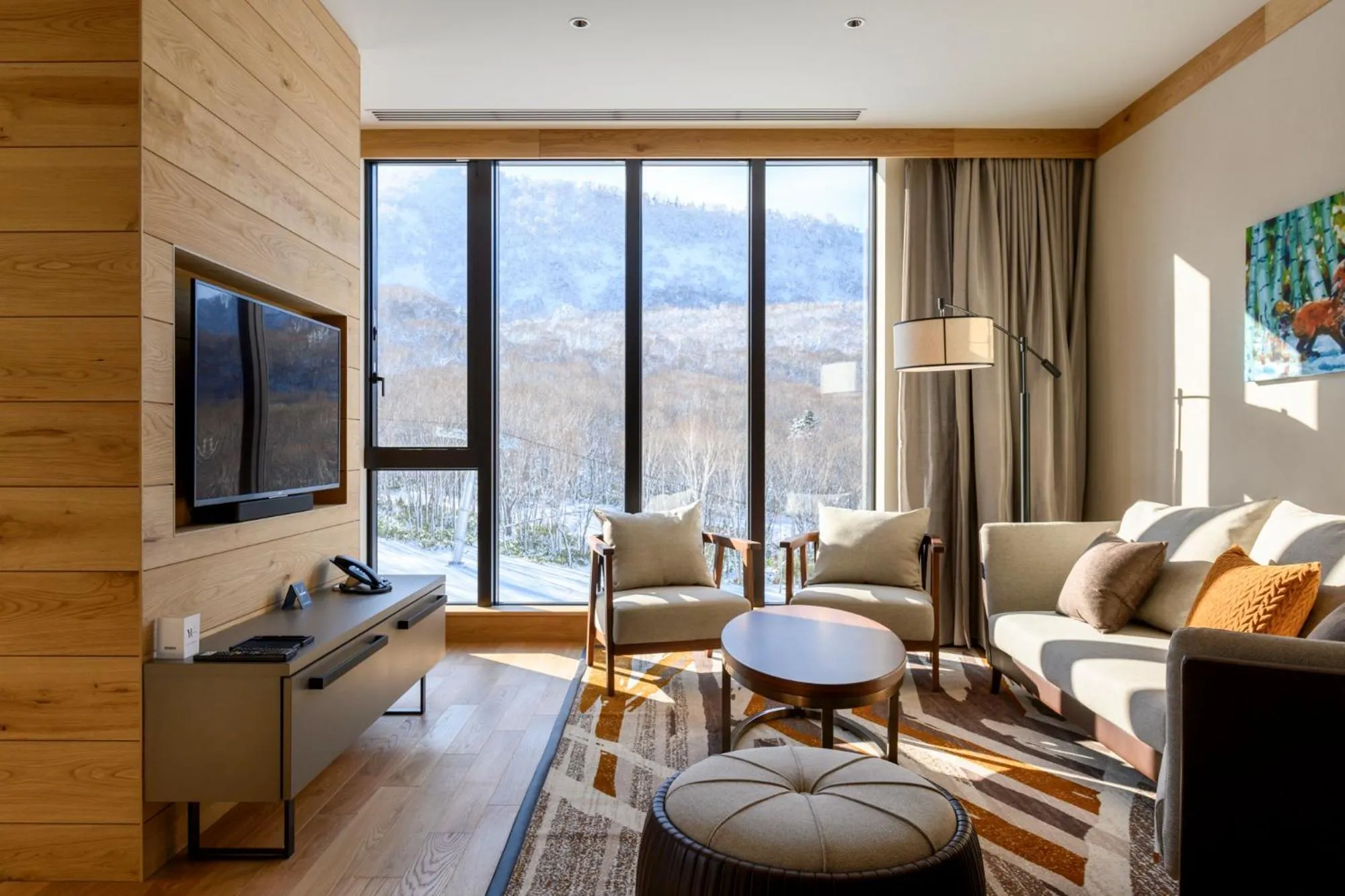 Living room in Yu Kiroro, Ski-in Ski-out Luxury Residences