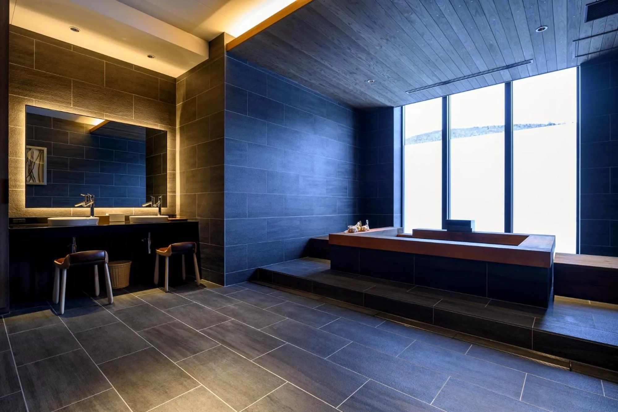 Hot Spring Bath in Yu Kiroro, Ski-in Ski-out Luxury Residences