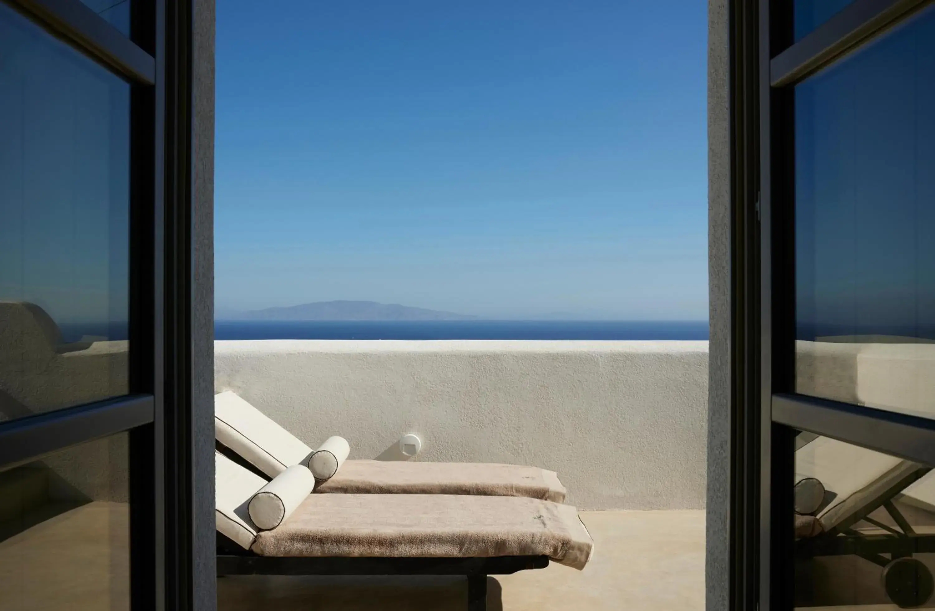 Bathroom in Danae Suites Santorini Bathroom in Danae Suites Santorini