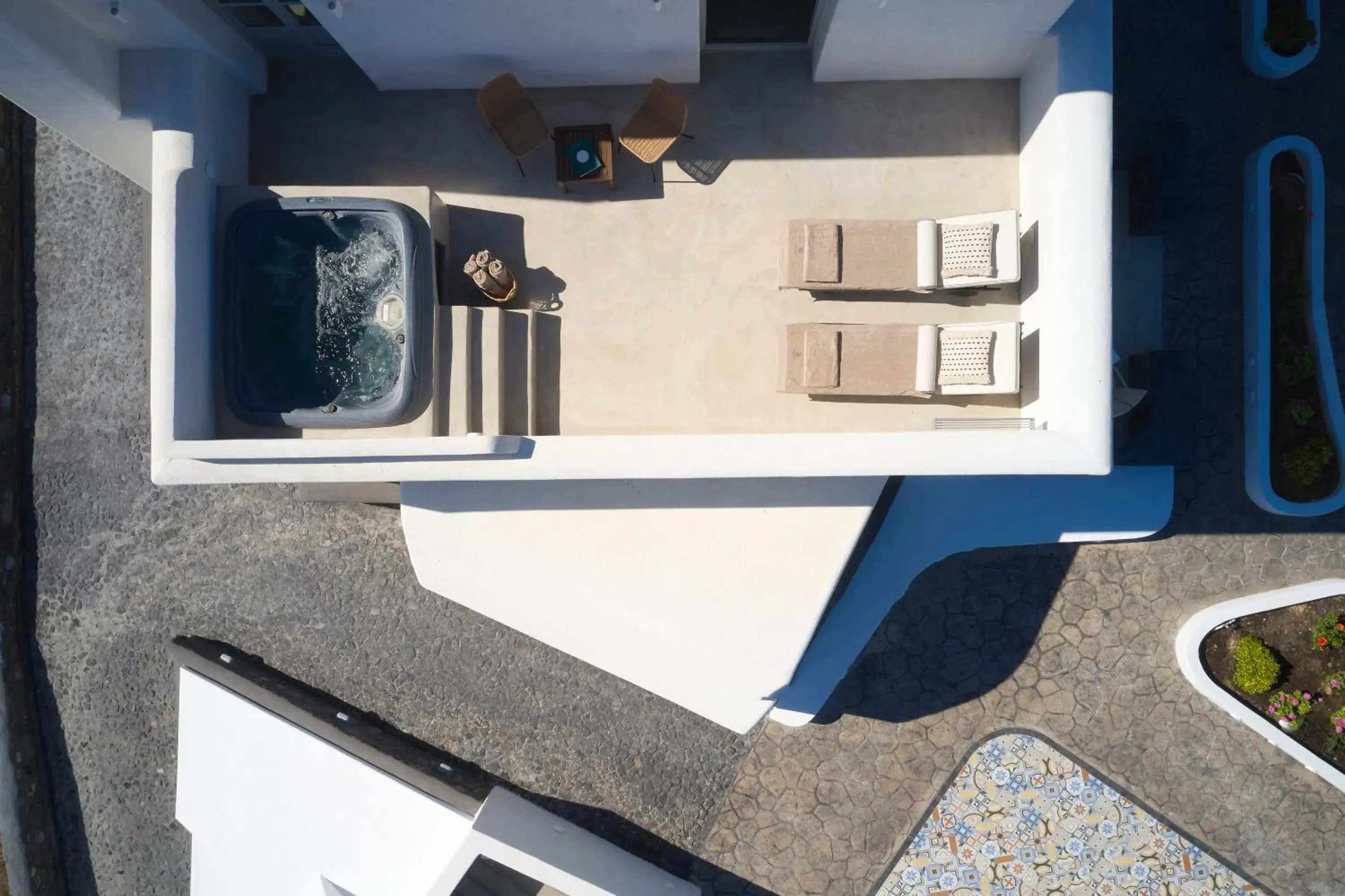 Property building in Danae Suites Santorini Property building in Danae Suites Santorini