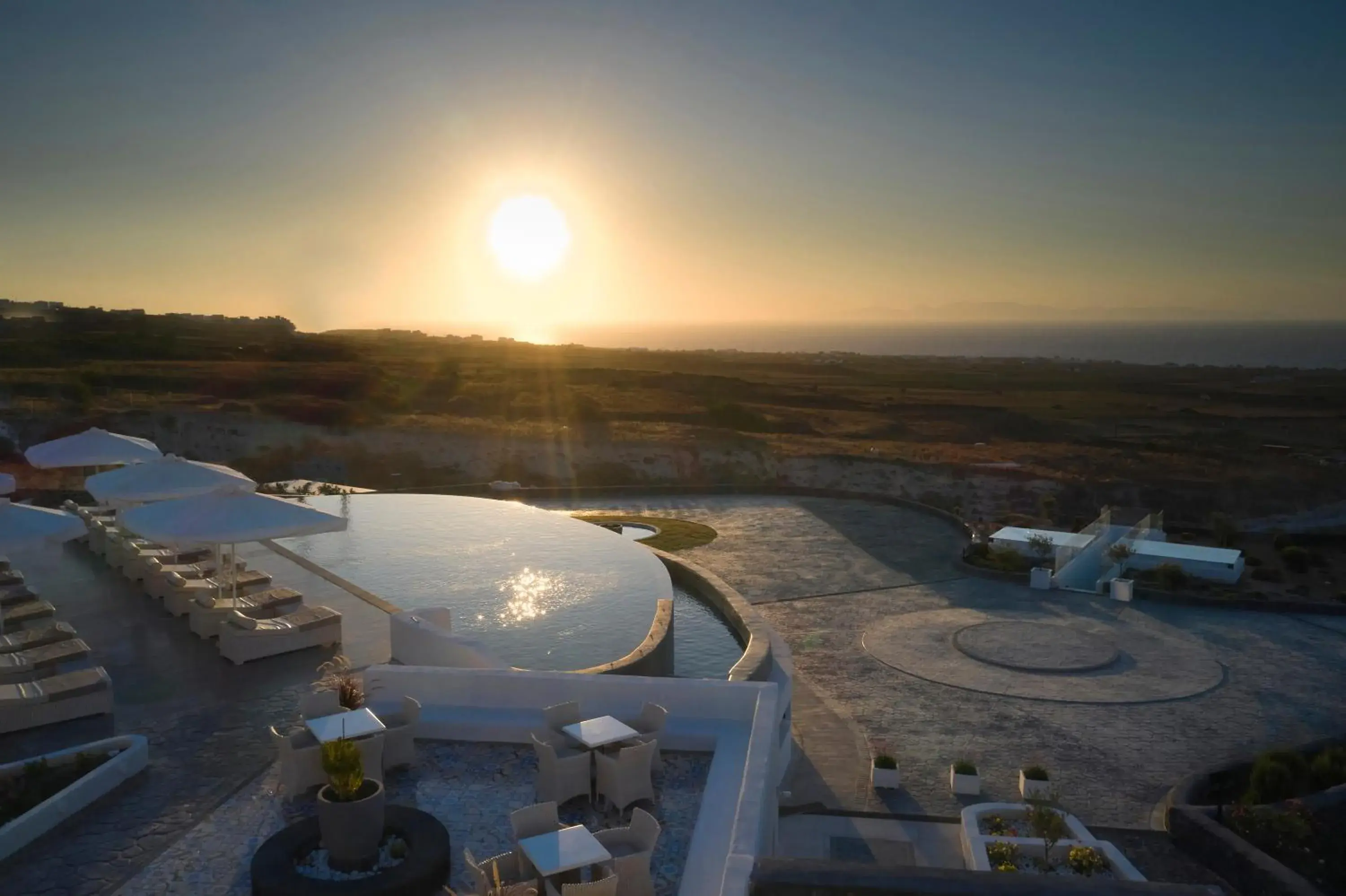 Property building in Danae Suites Santorini Property building in Danae Suites Santorini