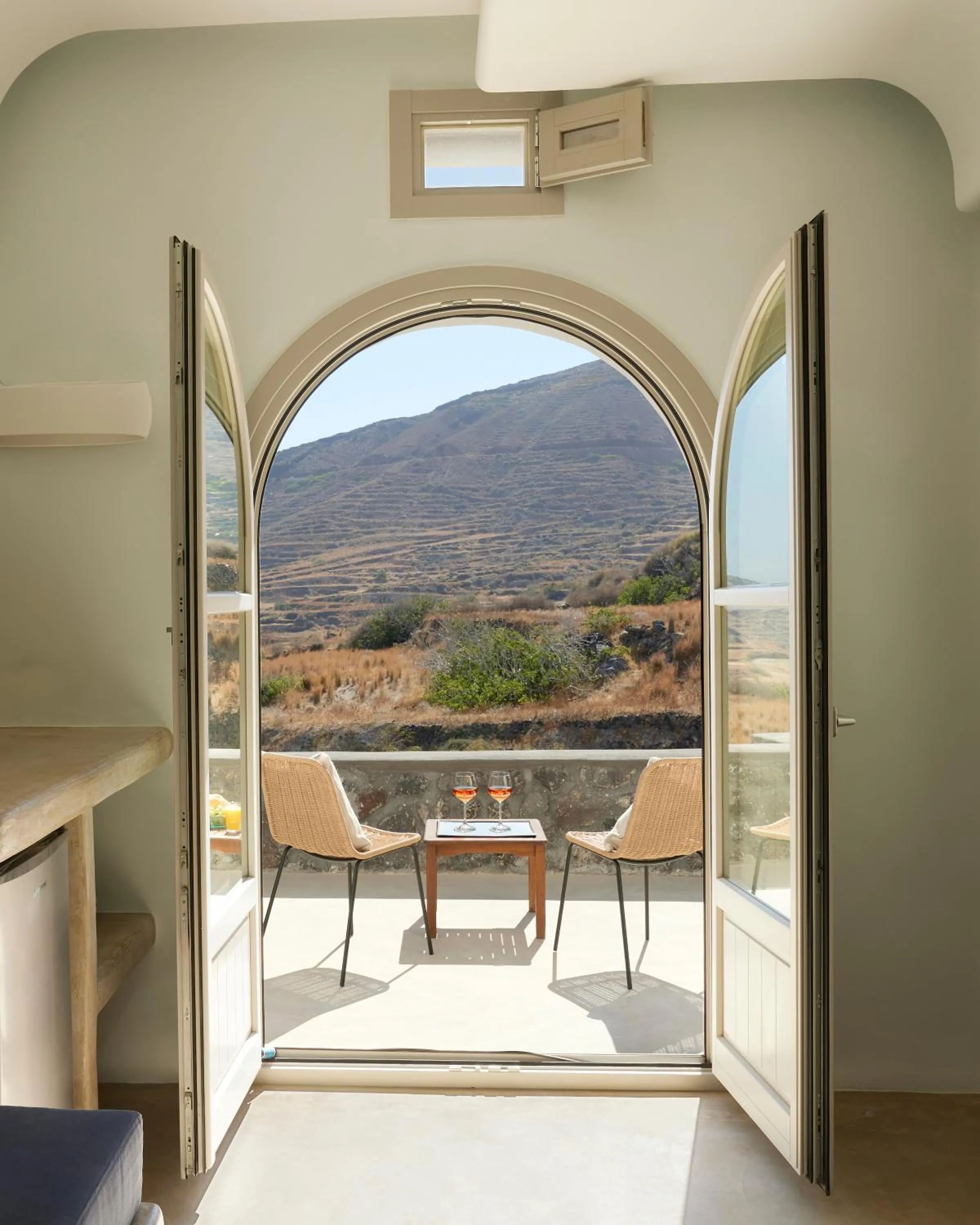 Balcony/Terrace in Danae Suites Santorini