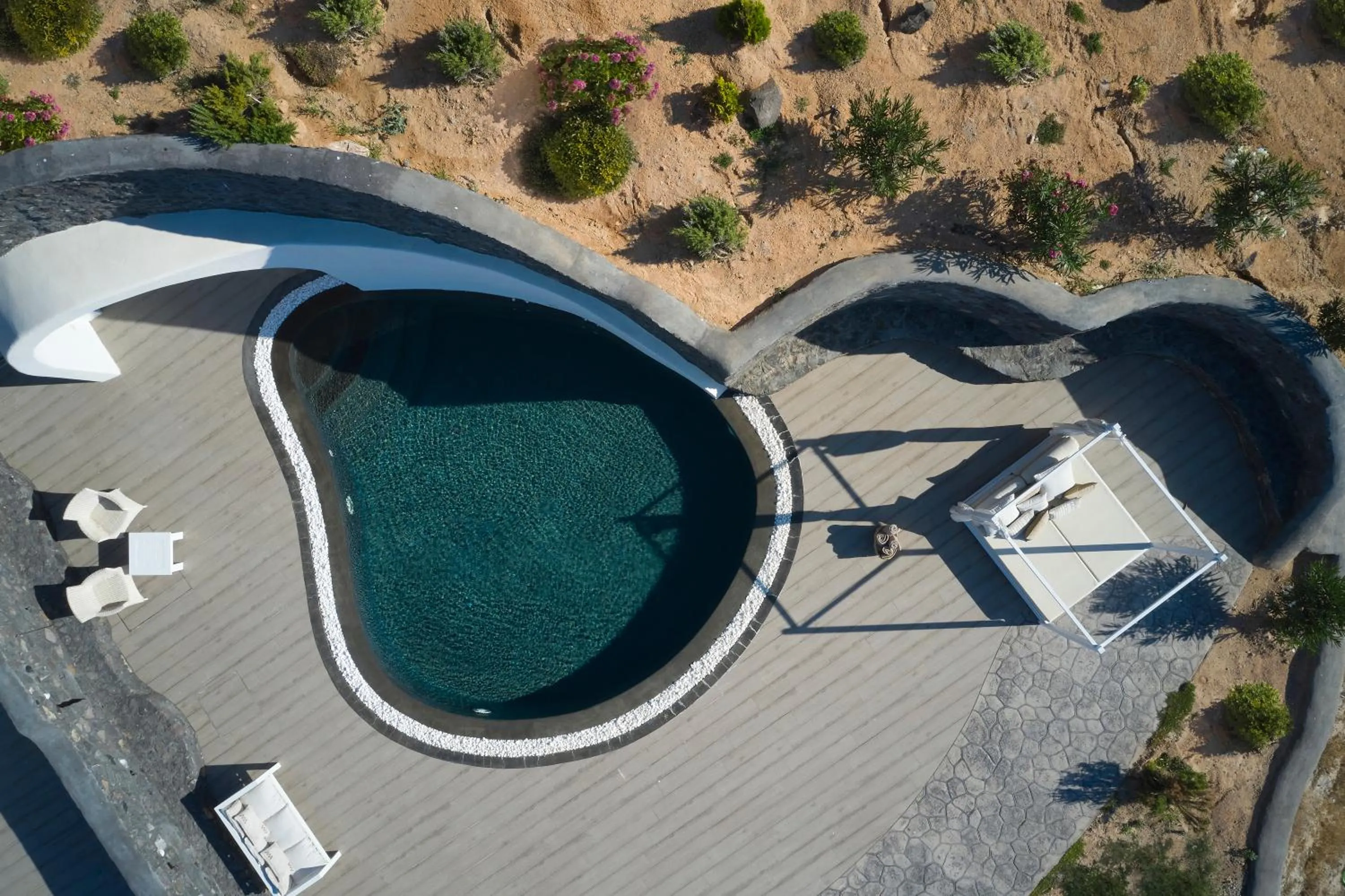Balcony/Terrace in Danae Suites Santorini