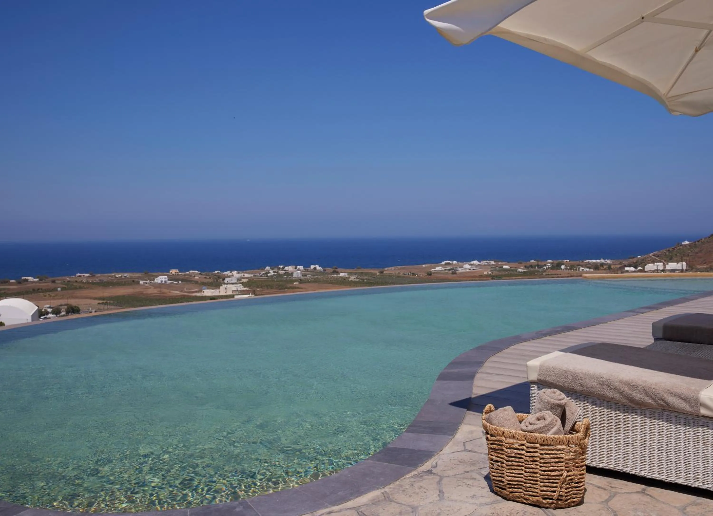 Property building in Danae Suites Santorini