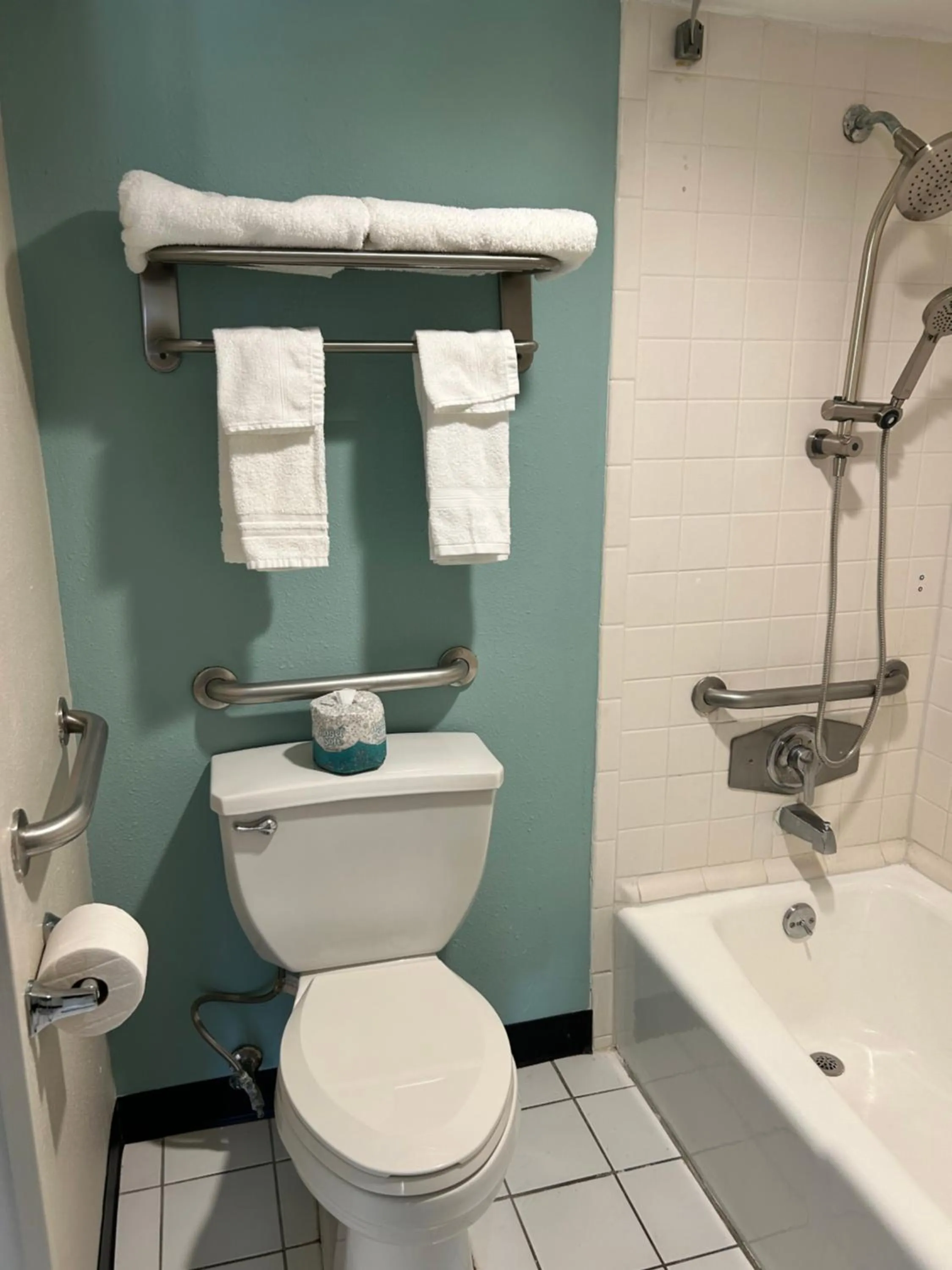 Bathroom in Super 8 by Wyndham Ocala I-75