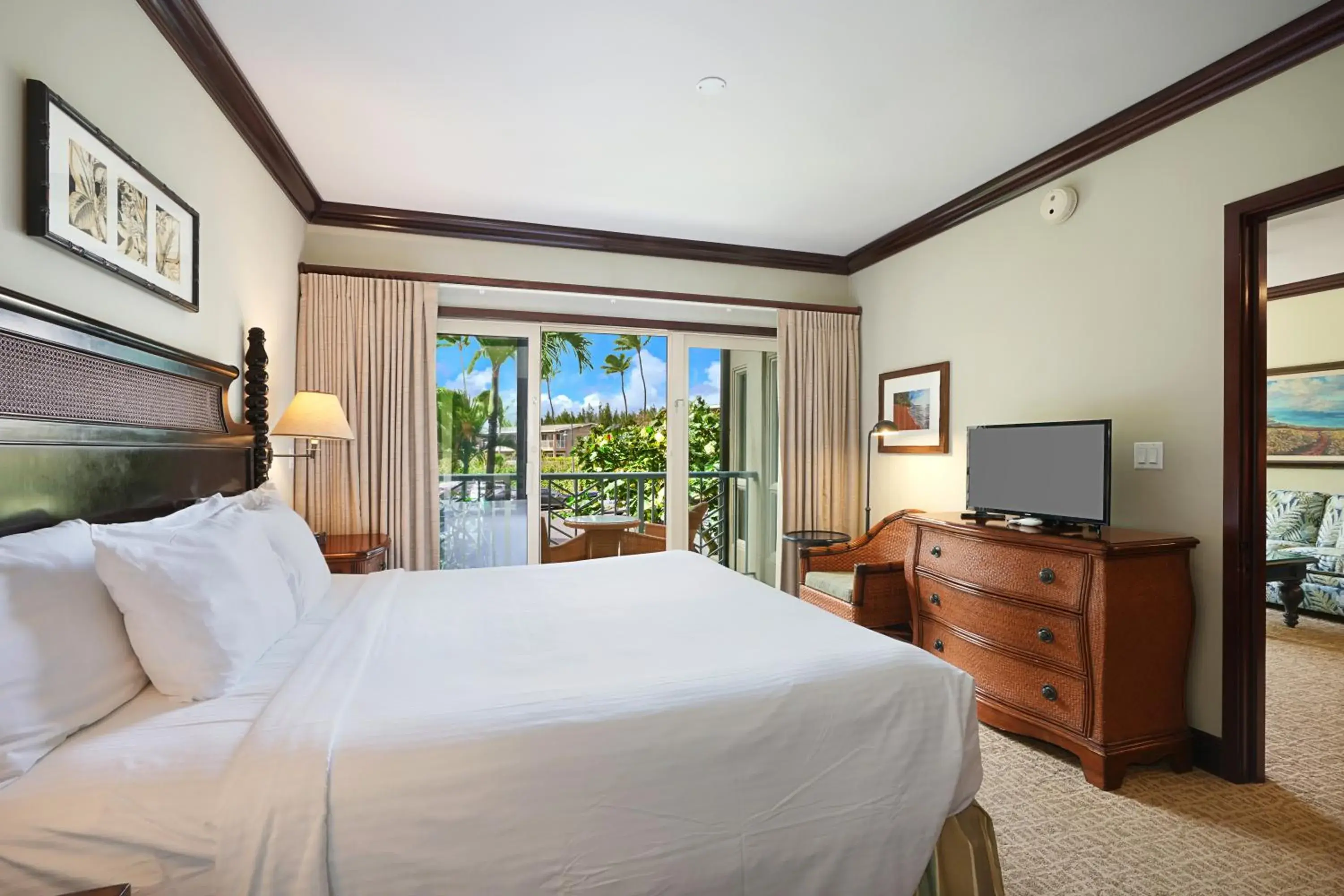 Bedroom, Bed in Waipouli Beach Resort and Spa Kauai by OUTRIGGER Bedroom, Bed in Waipouli Beach Resort and Spa Kauai by OUTRIGGER