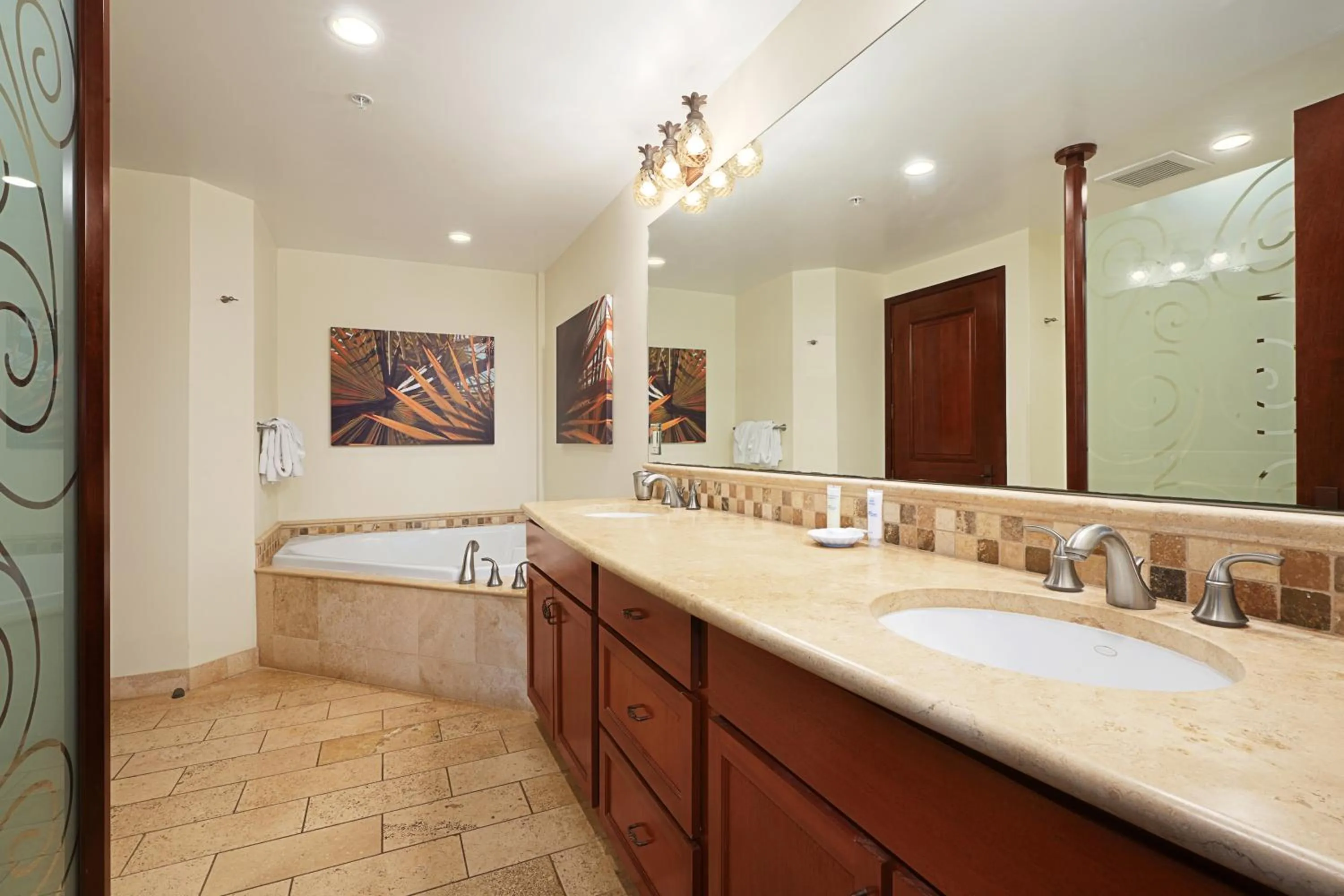 Bathroom in Waipouli Beach Resort and Spa Kauai by OUTRIGGER