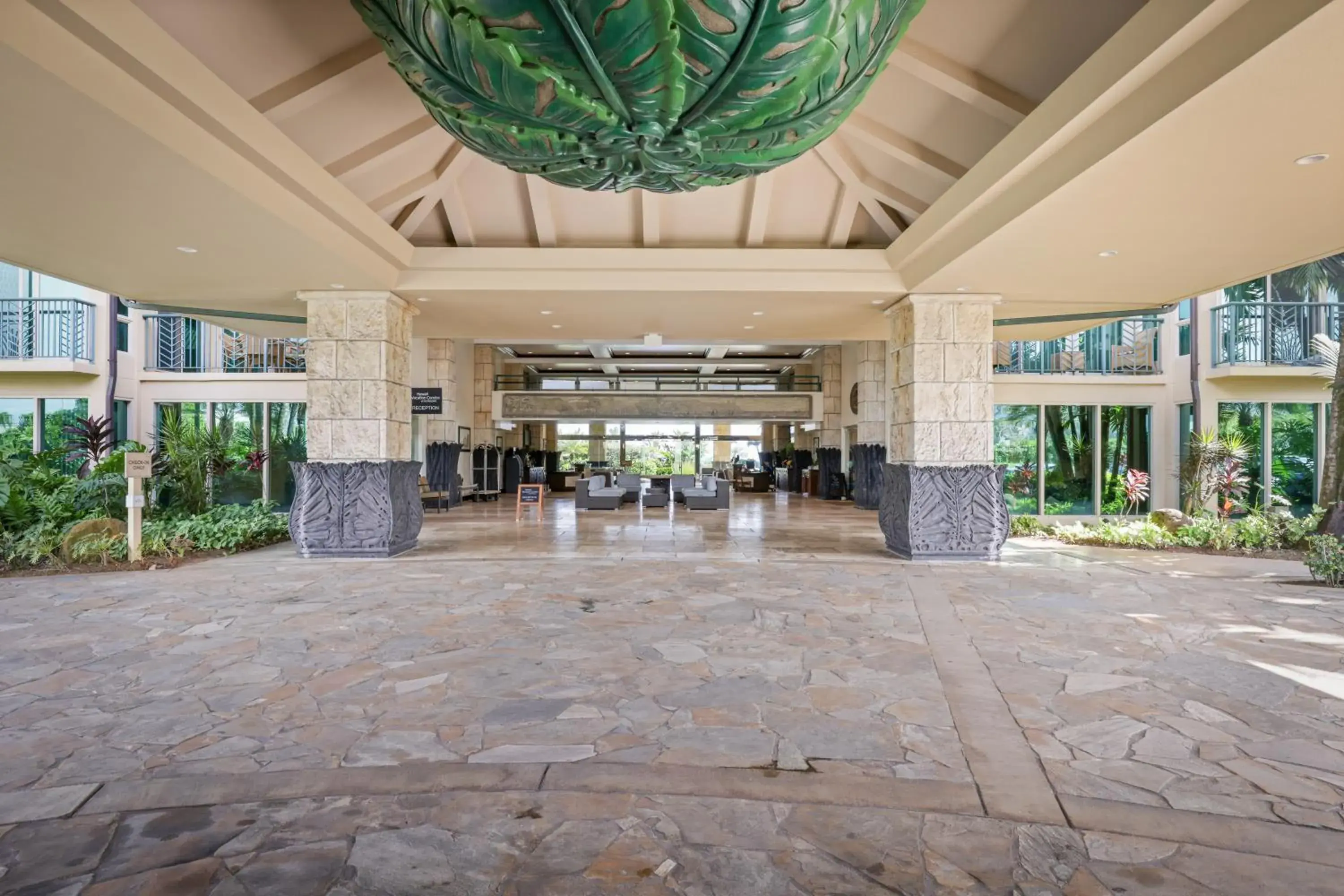Lobby or reception in Waipouli Beach Resort and Spa Kauai by OUTRIGGER Lobby or reception in Waipouli Beach Resort and Spa Kauai by OUTRIGGER