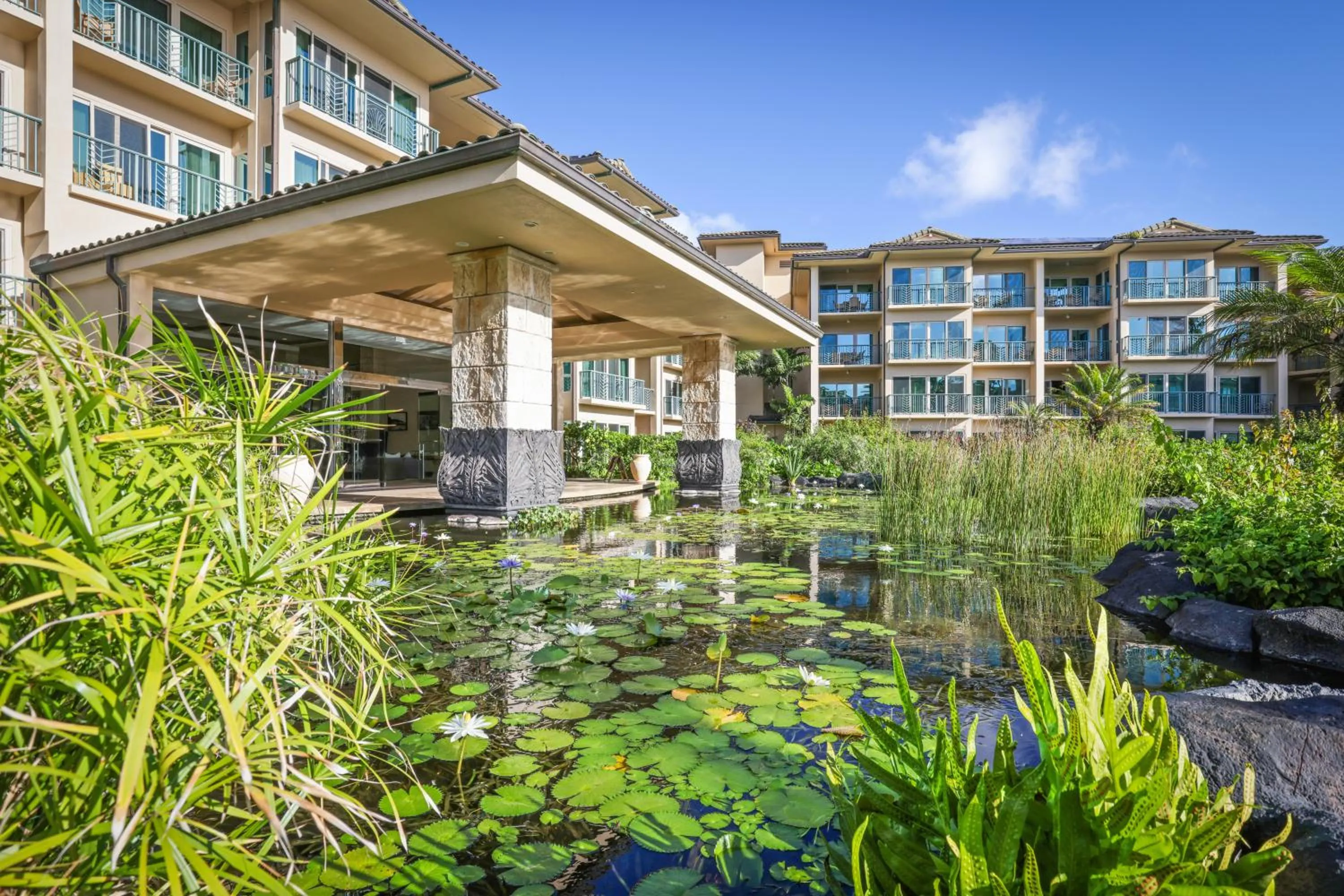 Garden view in Waipouli Beach Resort and Spa Kauai by OUTRIGGER