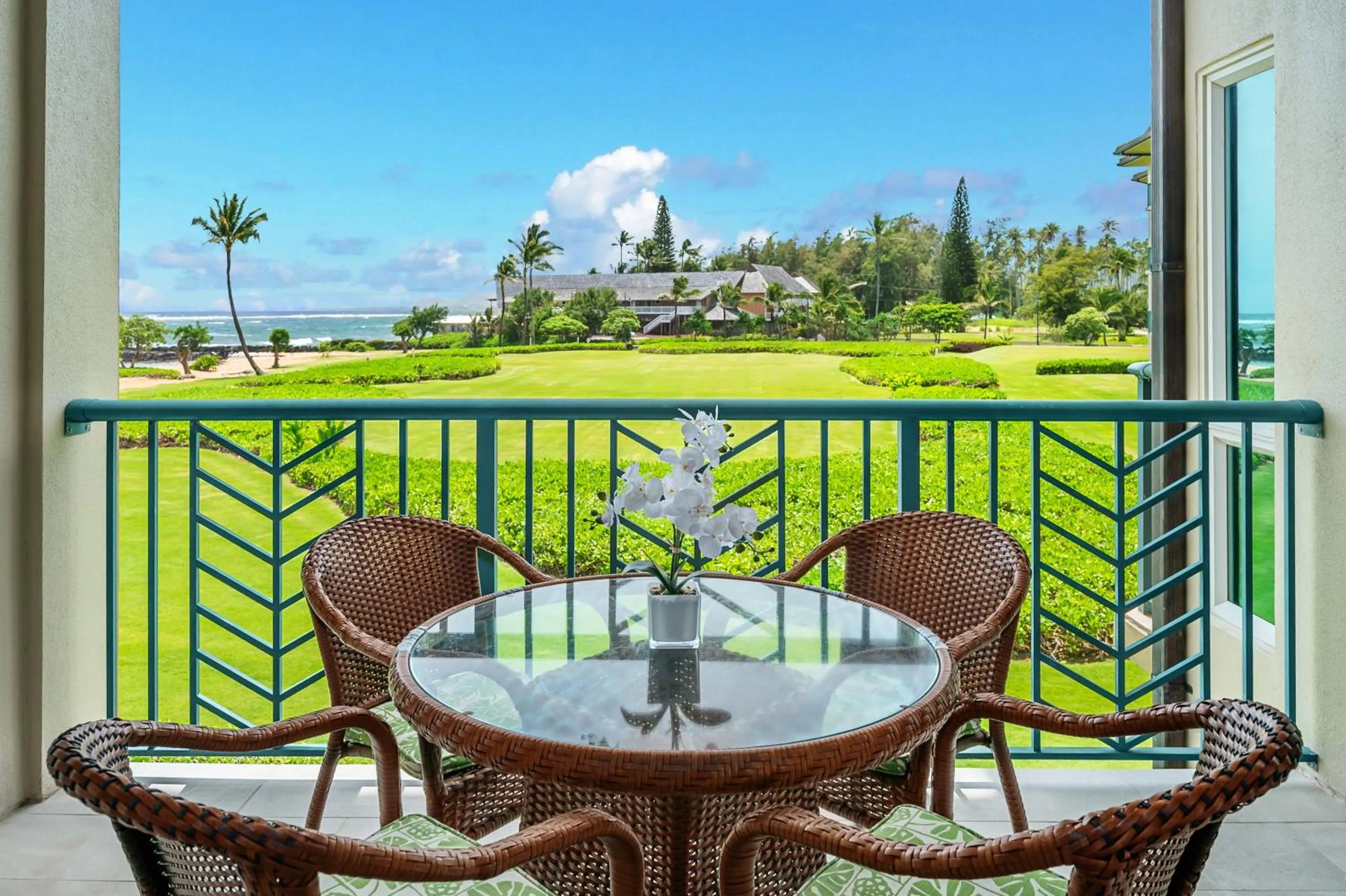 Balcony/Terrace in Waipouli Beach Resort and Spa Kauai by OUTRIGGER