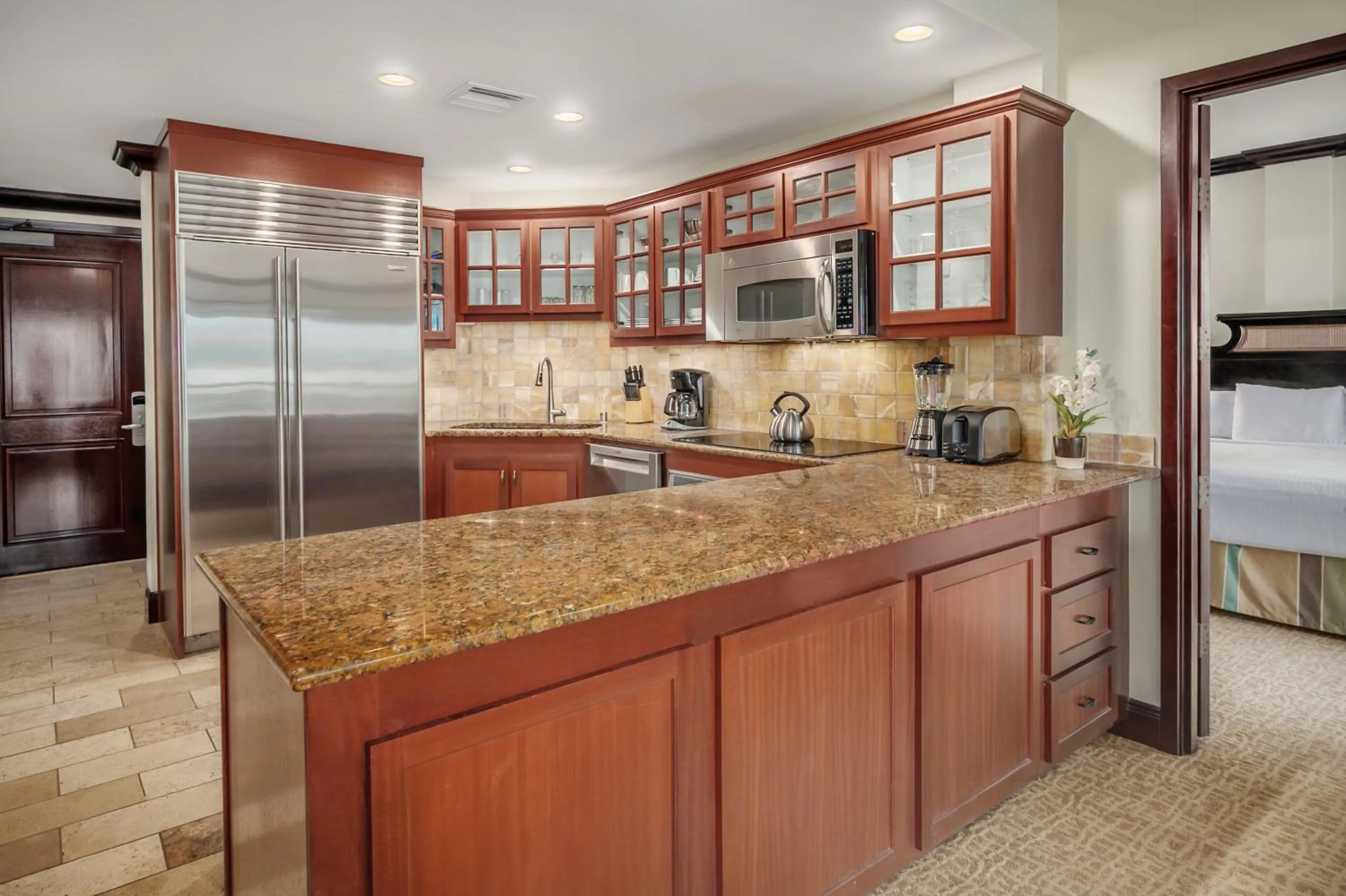 Kitchen or kitchenette in Waipouli Beach Resort and Spa Kauai by OUTRIGGER
