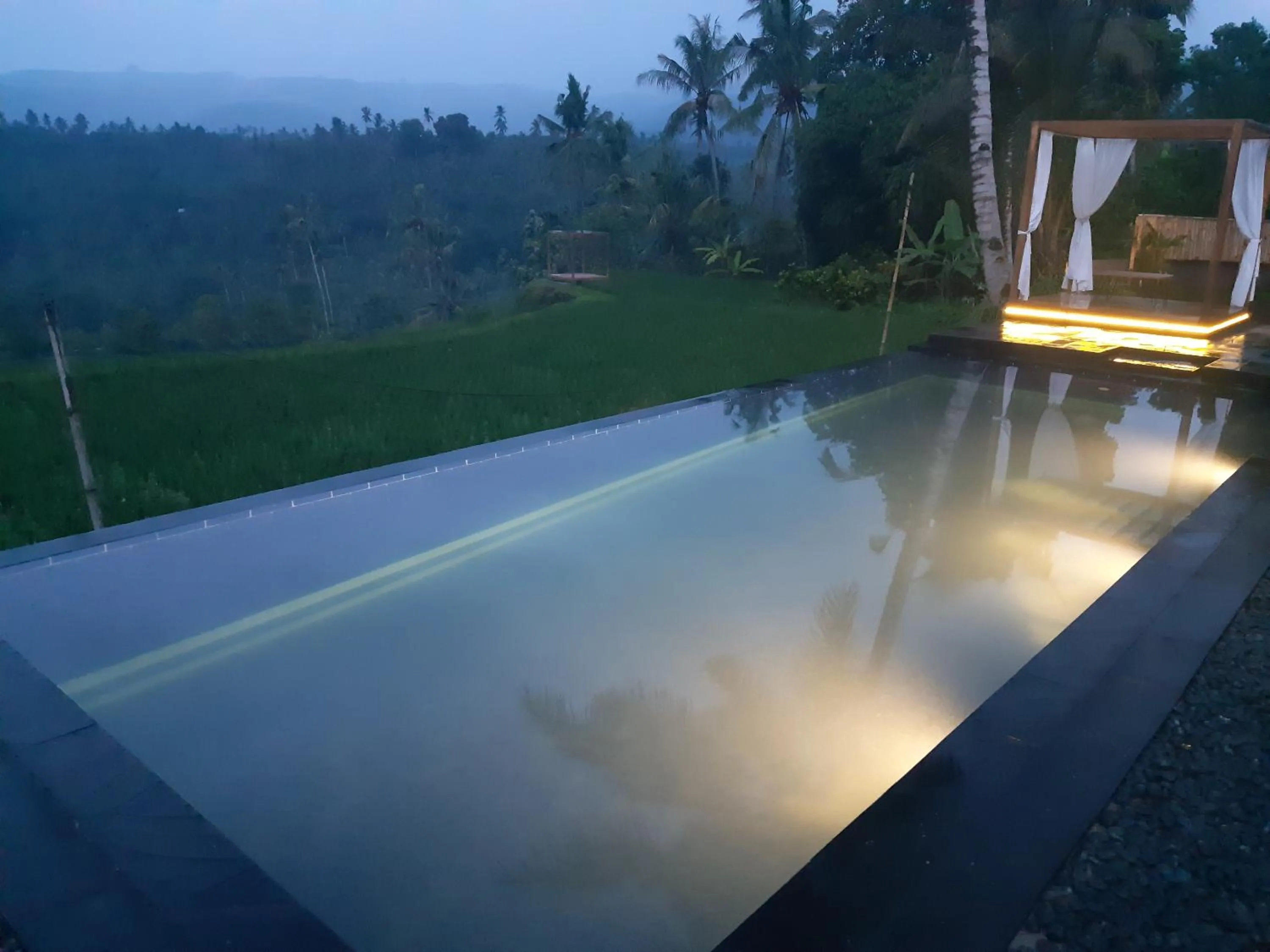 Pool view in Bali De Pardis Cottage