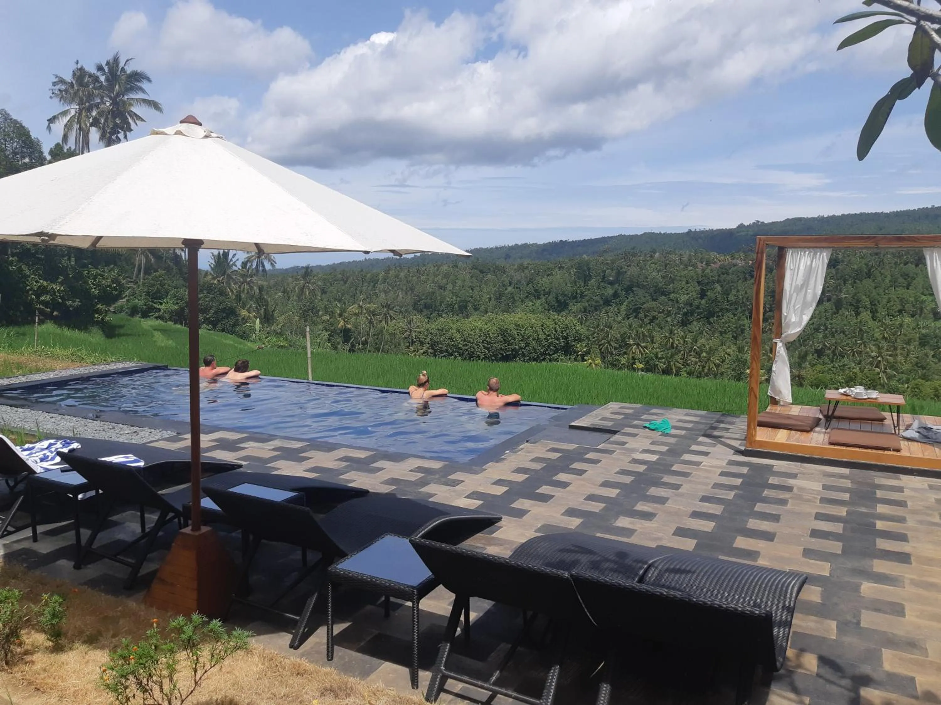 Swimming pool in Bali De Pardis Cottage