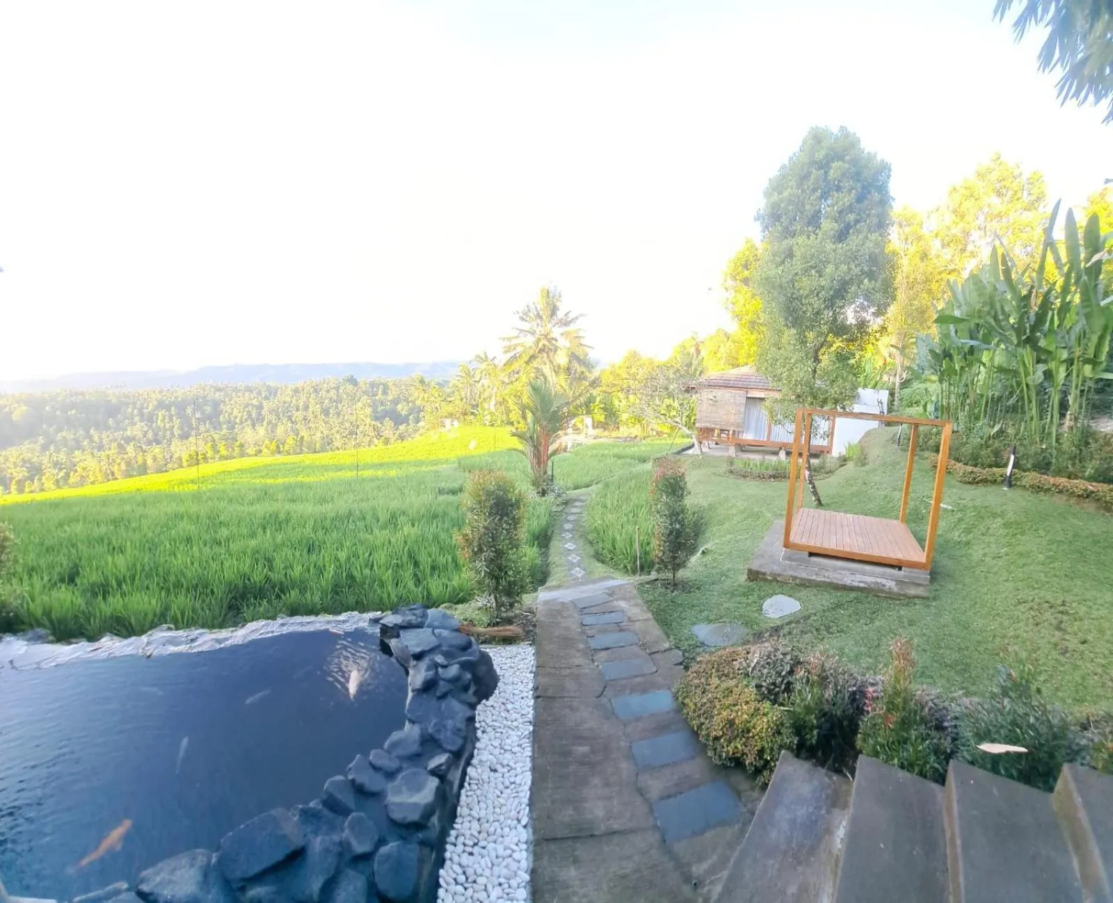 Garden in Bali De Pardis Cottage