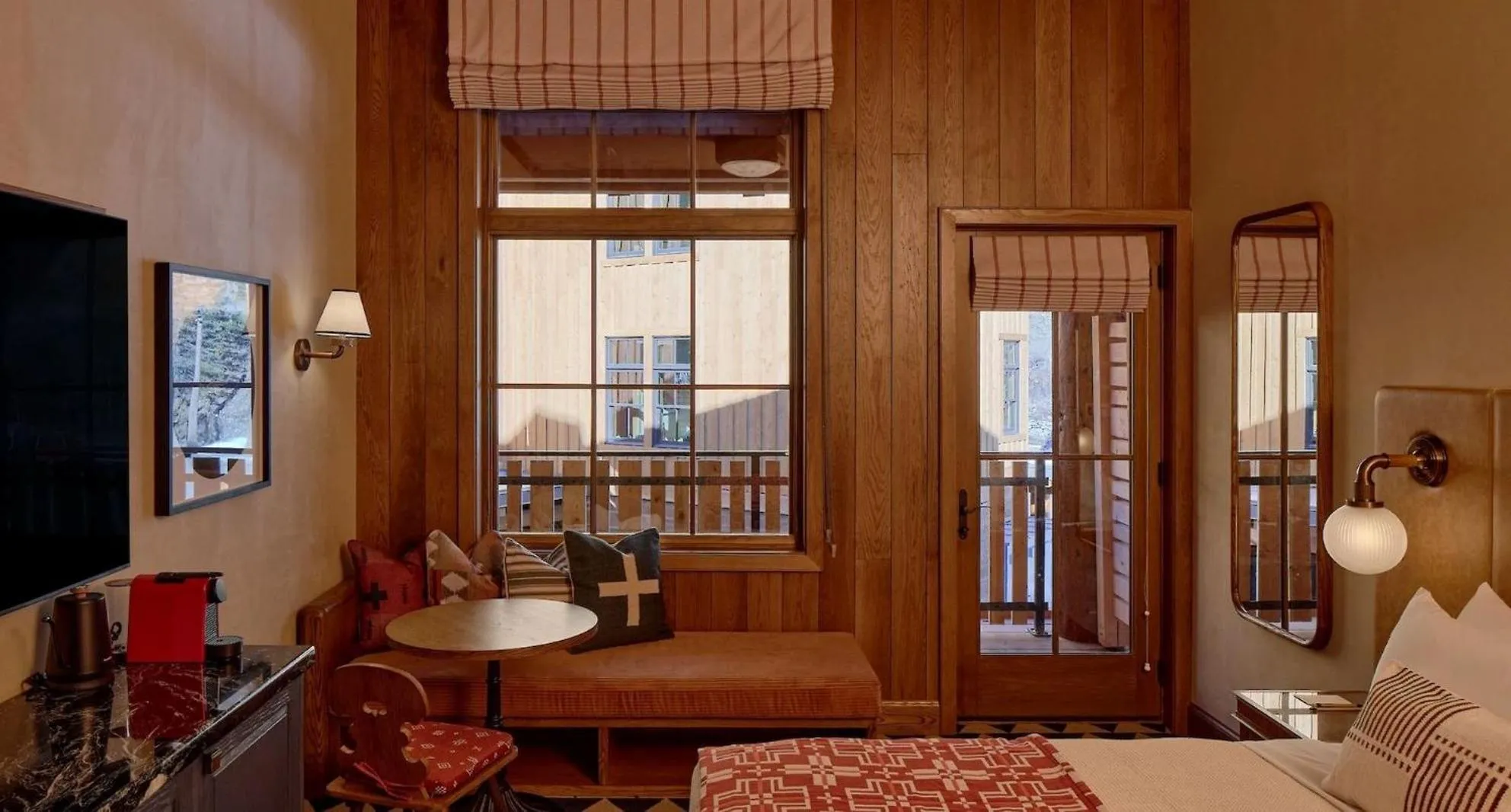 Bed in Sundance Mountain Resort