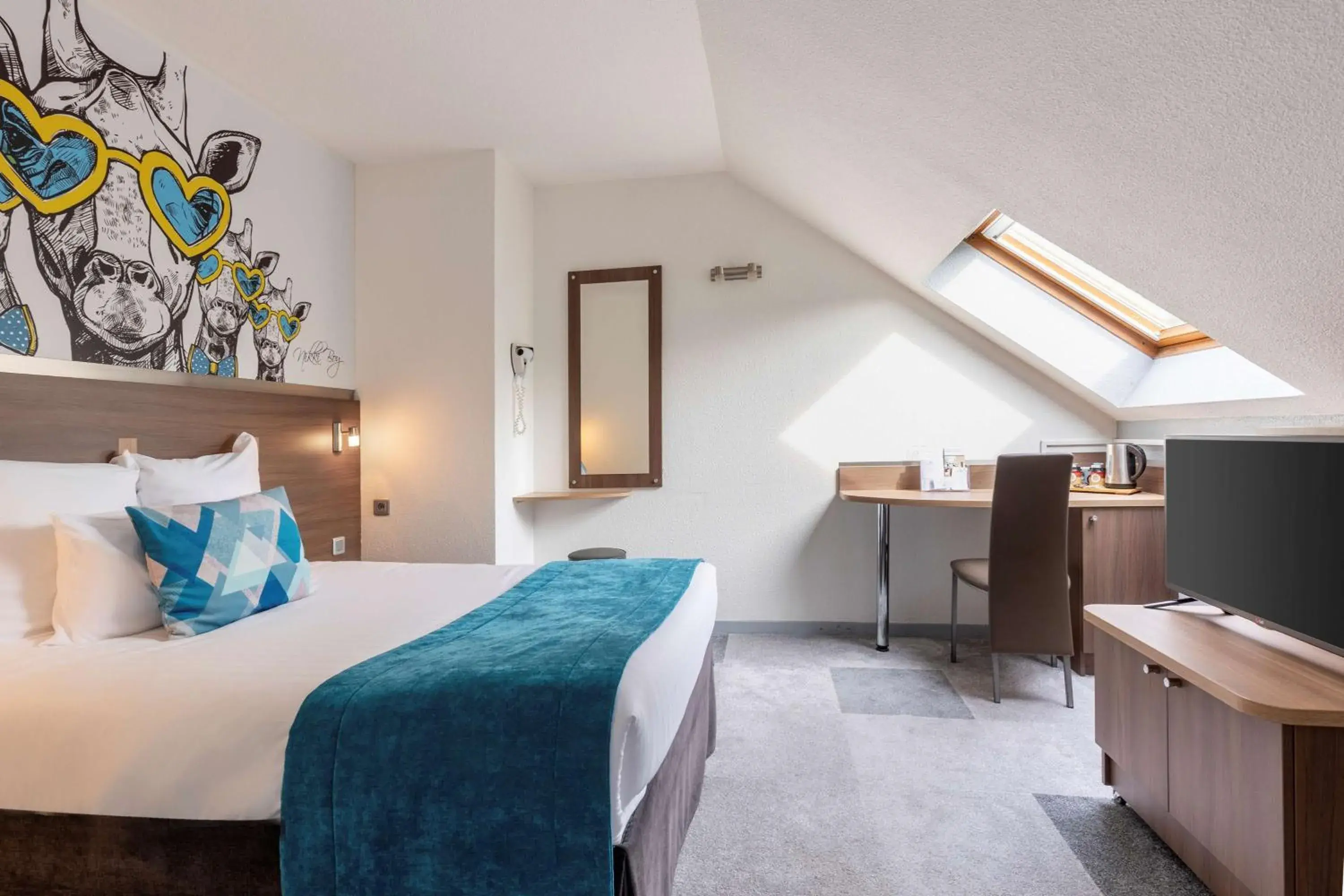 Bedroom, Bed in Sure Hotel by Best Western Lille Tourcoing Ex Hotel Garden Bedroom, Bed in Sure Hotel by Best Western Lille Tourcoing Ex Hotel Garden