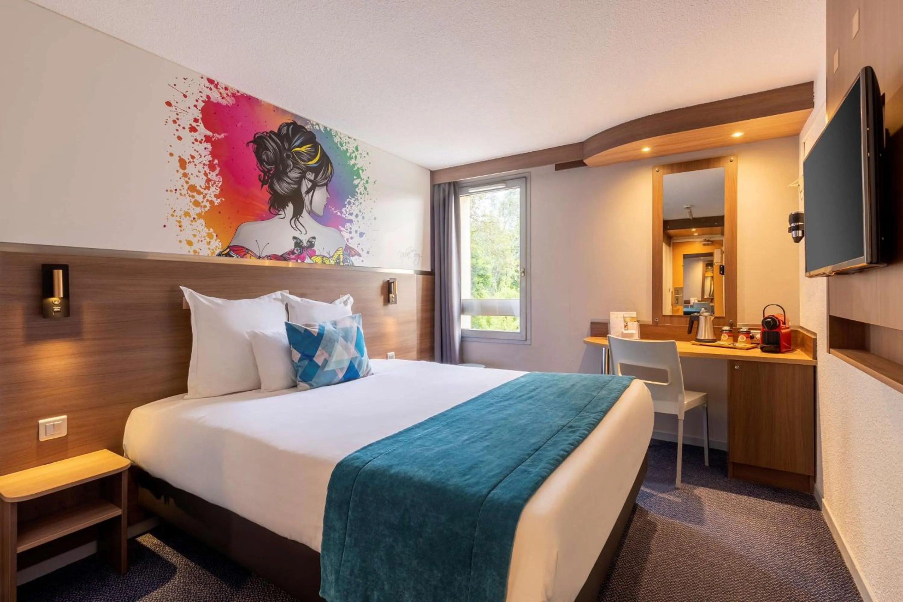 Bed in Sure Hotel by Best Western Lille Tourcoing Ex Hotel Garden