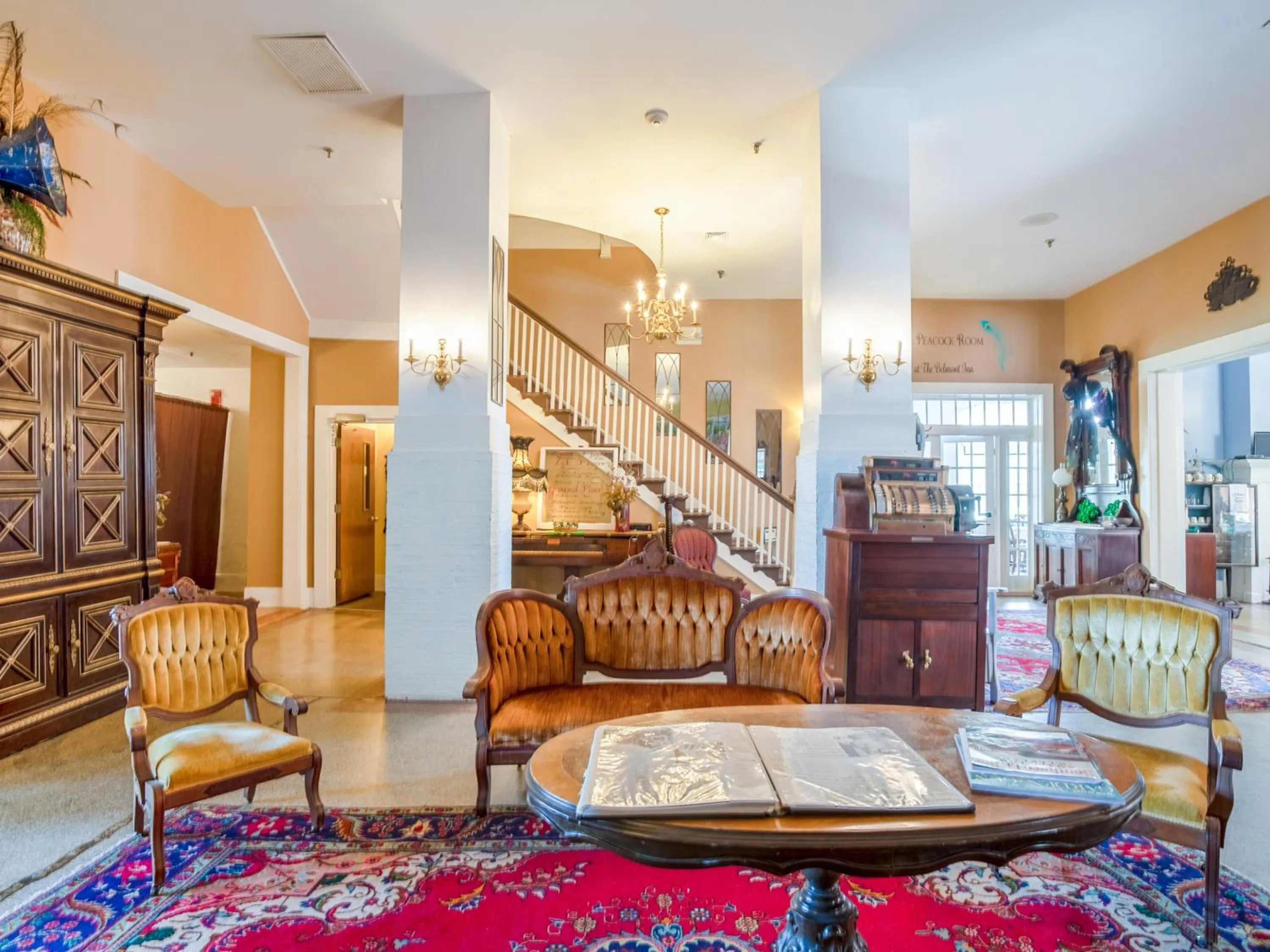 Seating area in The Belmont Inn by OYO