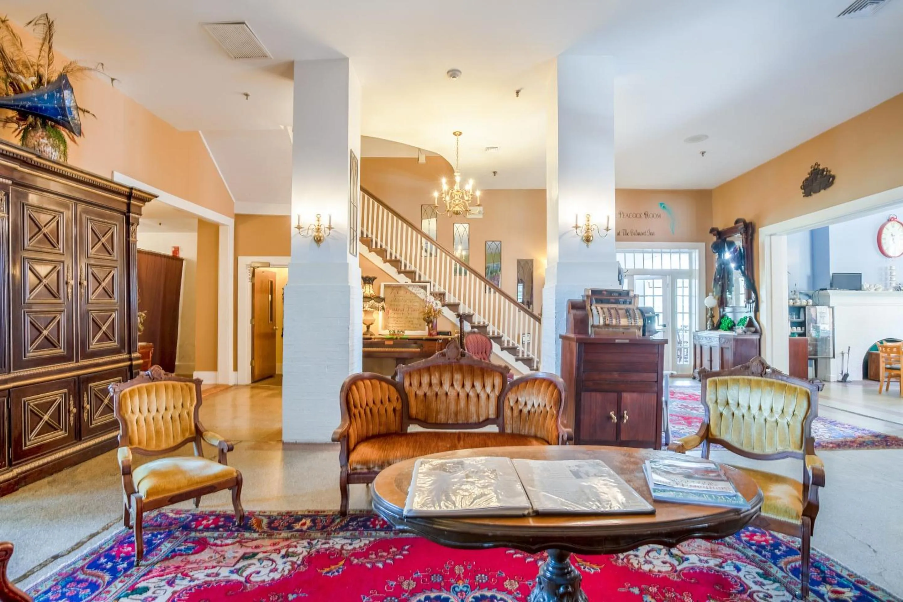 Lobby or reception in The Belmont Inn by OYO