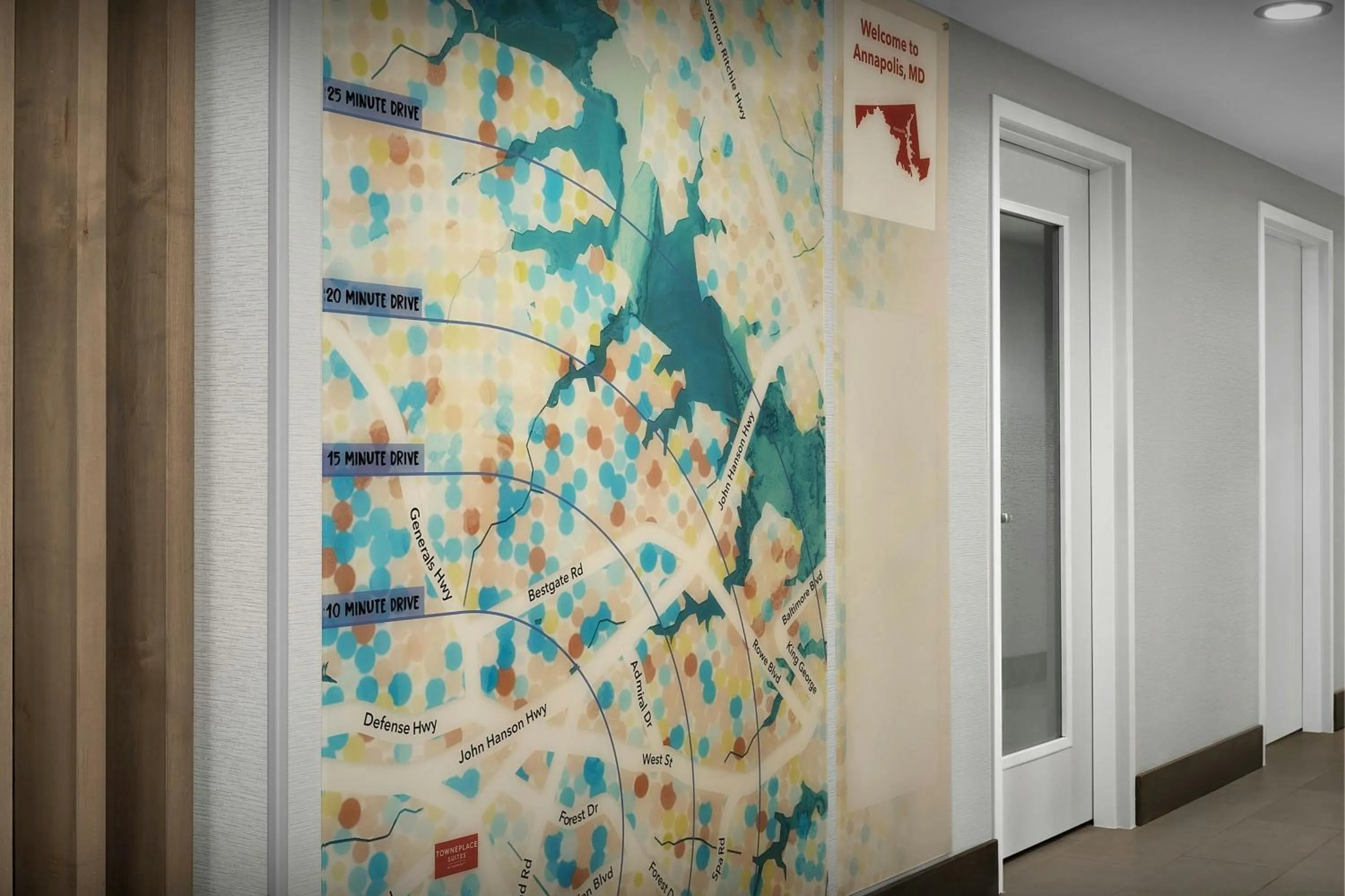 Lobby or reception in TownePlace Suites by Marriott Annapolis