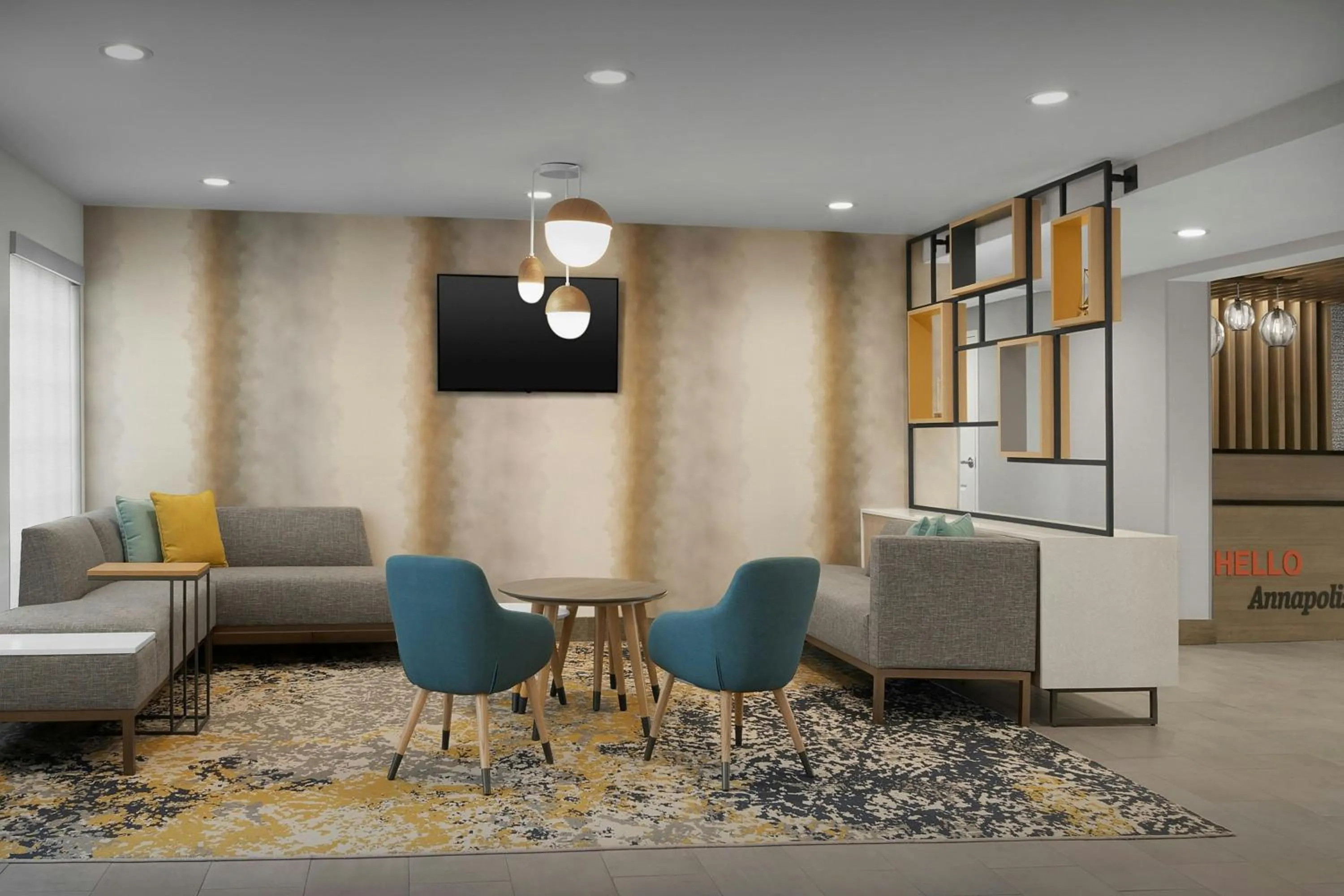 Lobby or reception in TownePlace Suites by Marriott Annapolis
